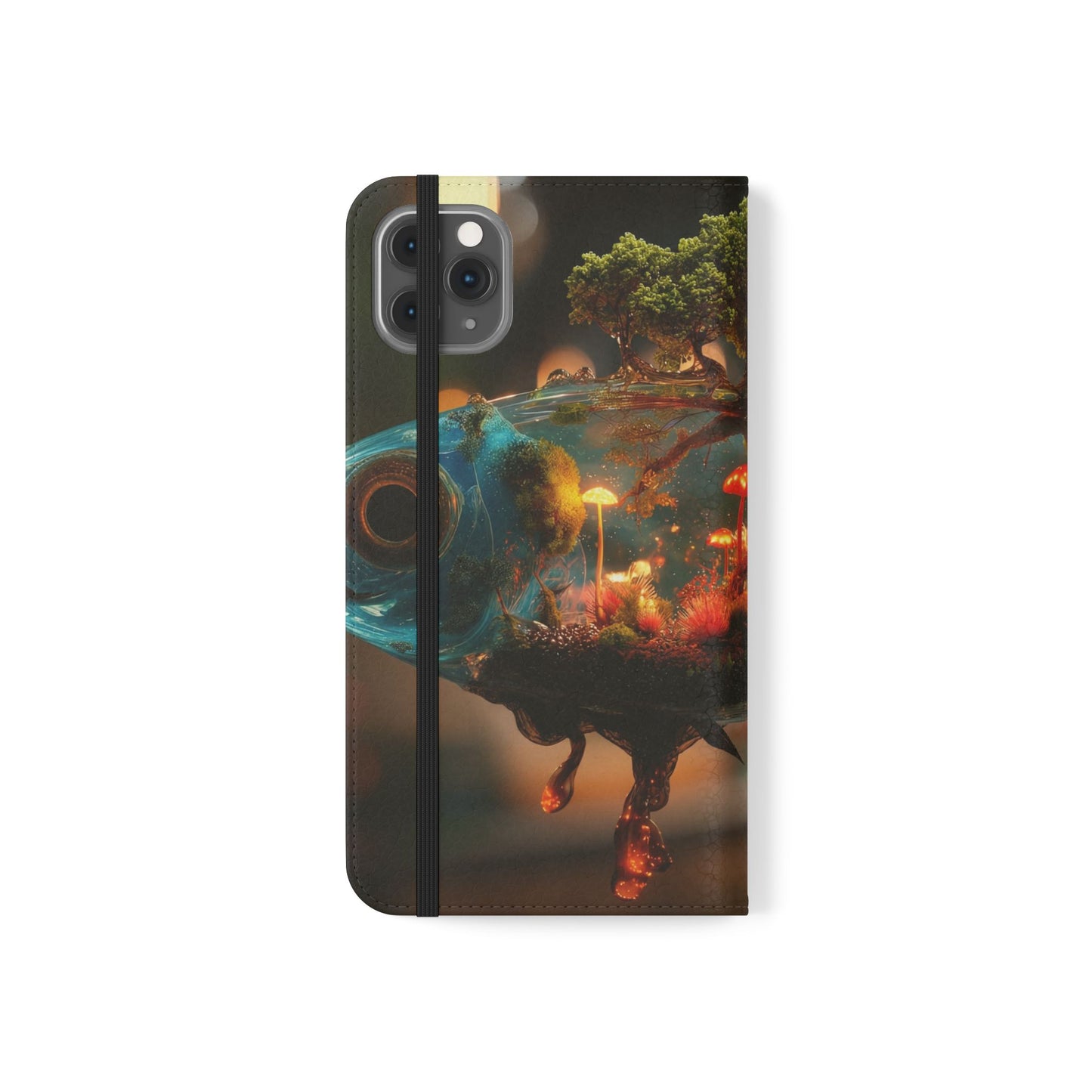 Forest Fish Flip Case – Liquid Glowwood Dreamscape