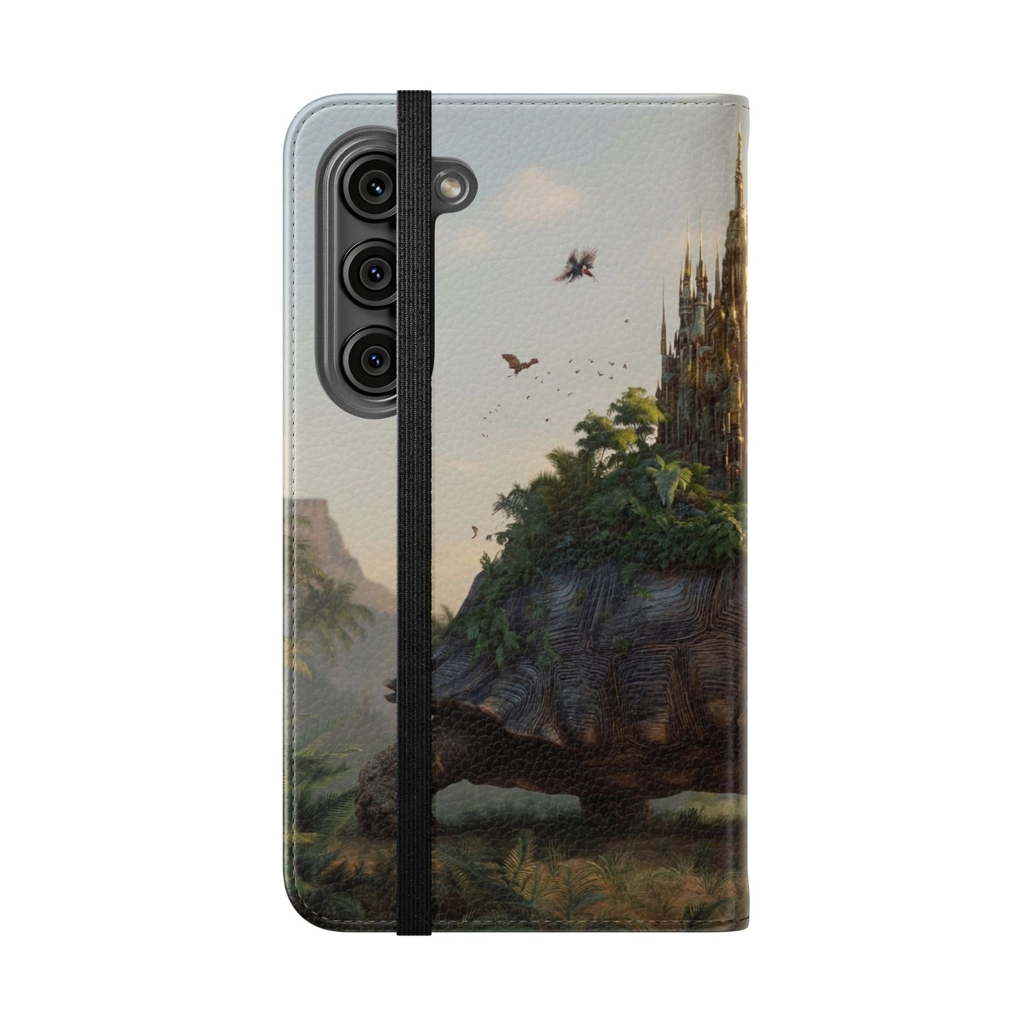 Castle Turtle Flip Cases – Golden Spire Jungle Guardian