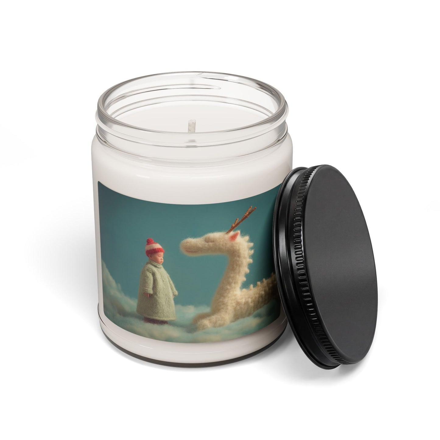 Woolen Dragon & Child Scented Soy Candle, 9oz – Quiet Cloudside Companionship