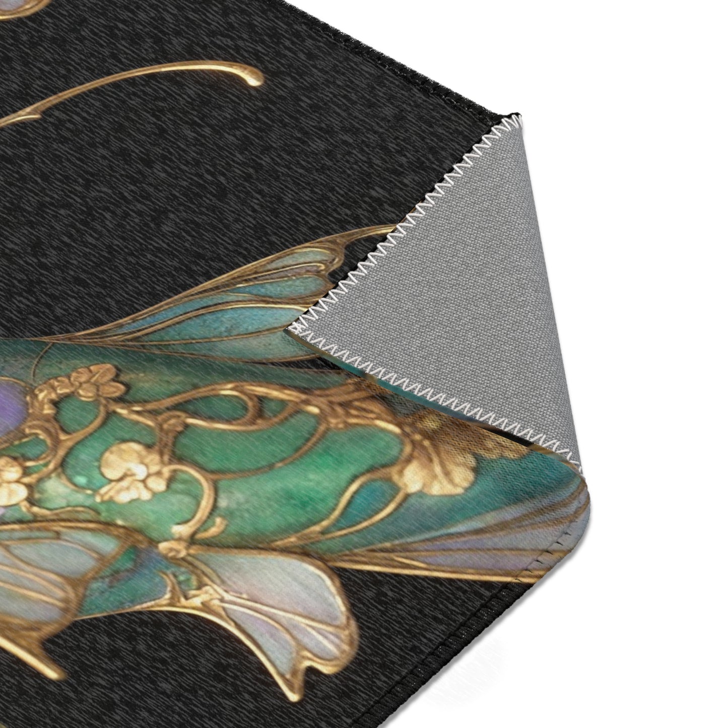 Art Nouveau Koi Area Rugs – Luminous Gold & Azure Dreamscape