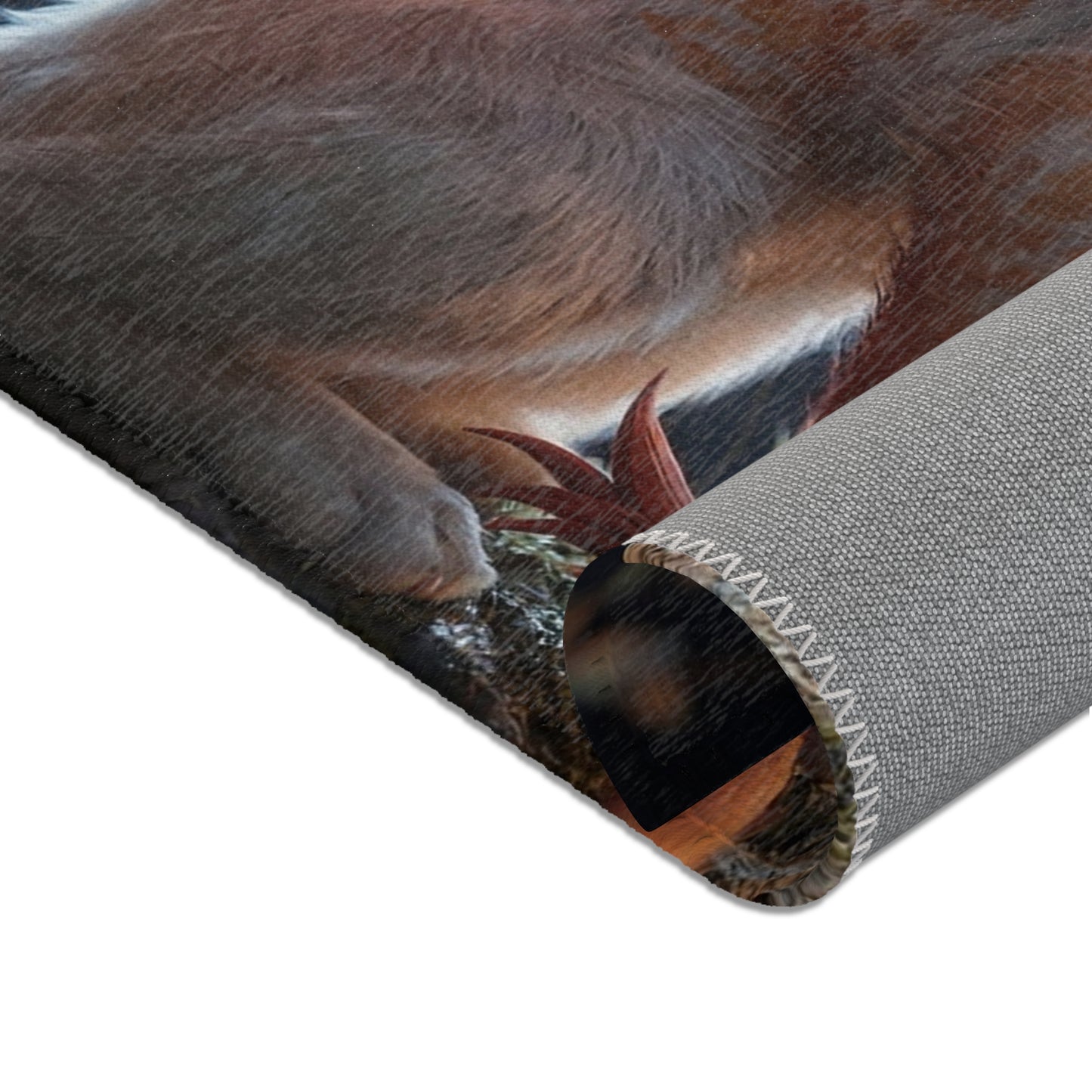 Moonlit Dragon Cat Area Rug – Whispers of the Celestial Guardian