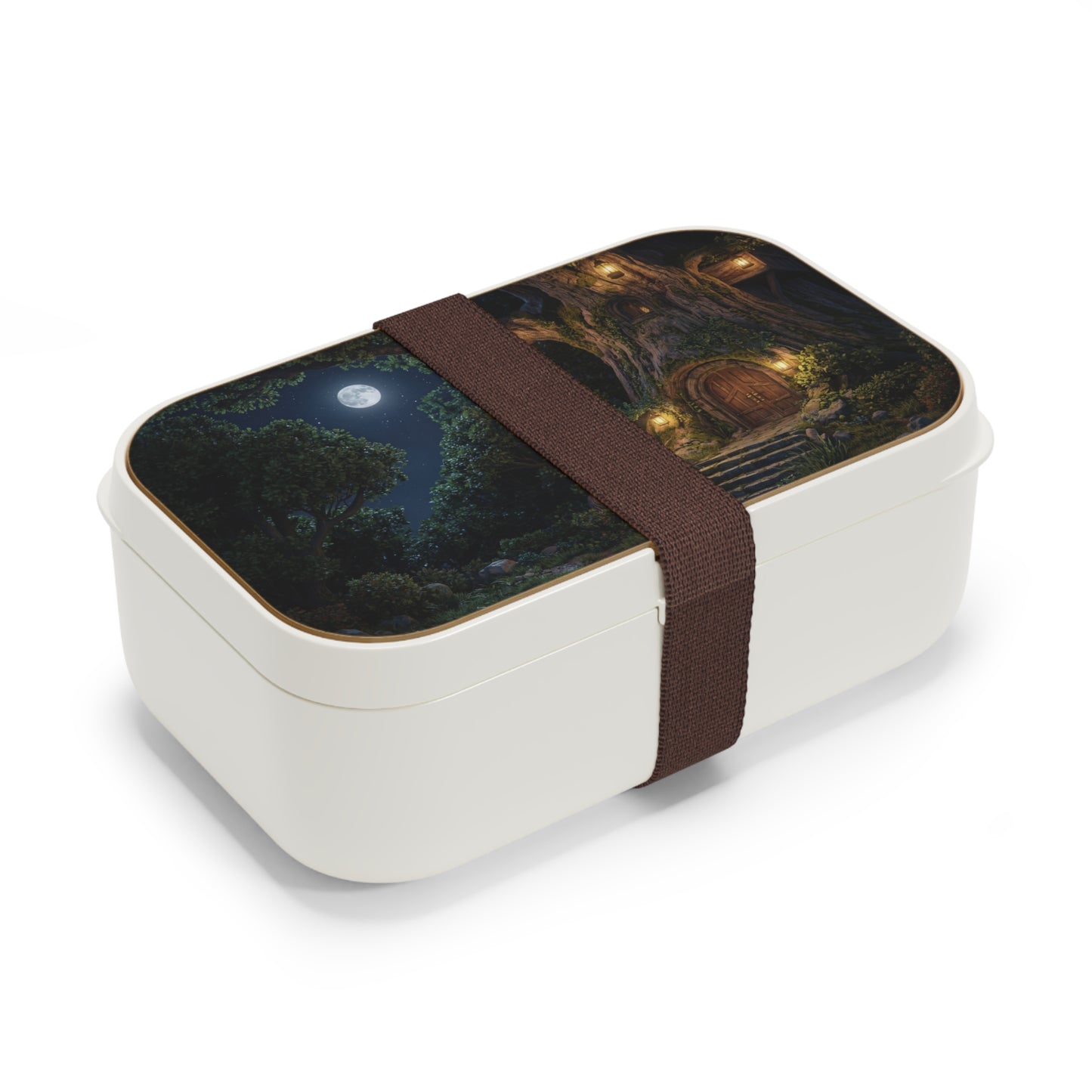 Moonlit Treehouse Bento Lunch Box – Whispers of the Ancient Grove