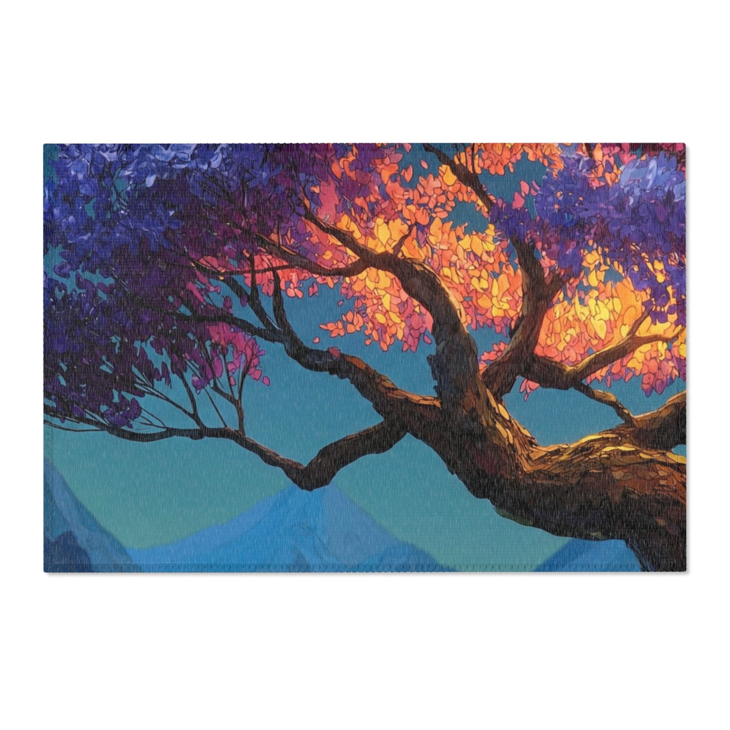 Celestial Tree Area Rugs – Twilight Bloom Dreamscape