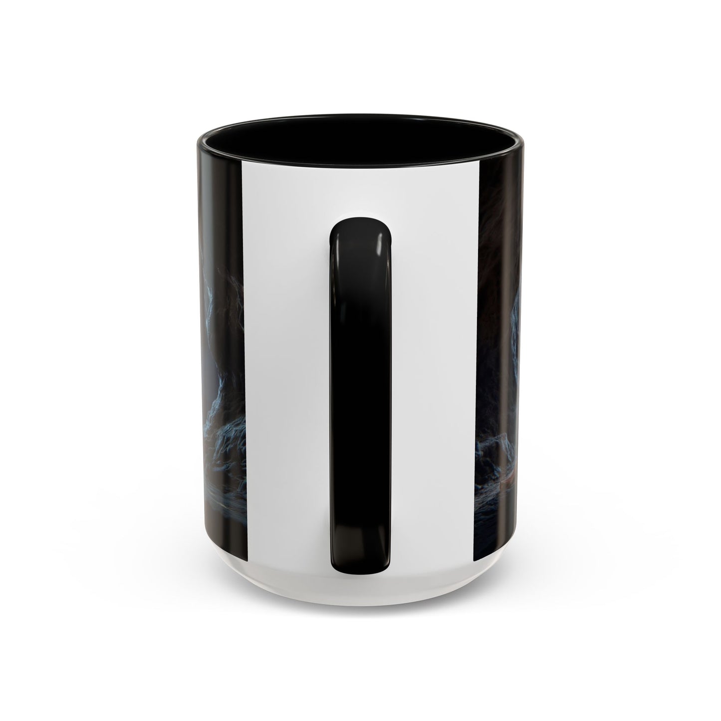 Moonlit Monk Meditation Mug – Serene Nightwatcher in Cave