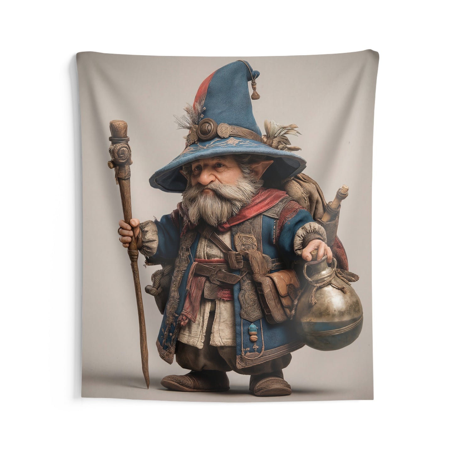 Wandering Wizard Tapestries – Blue Hat and Traveler’s Staff