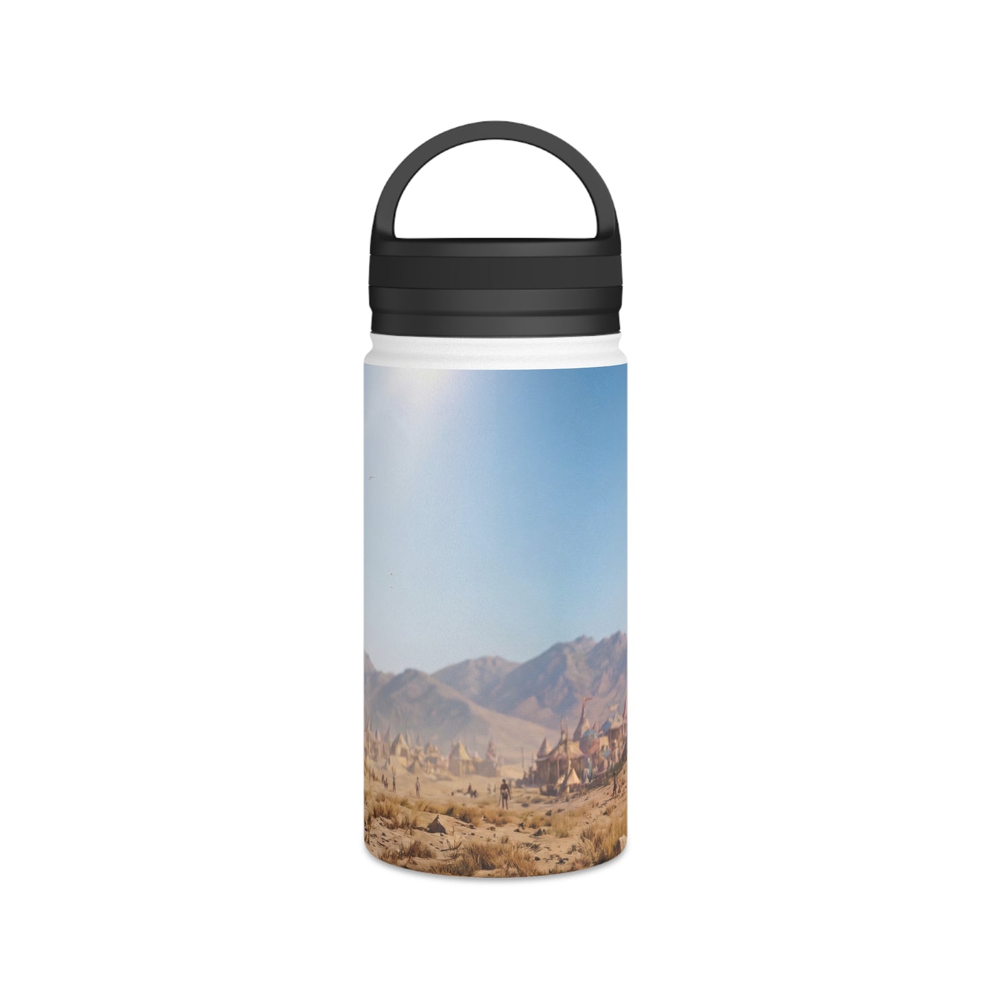 Desert Citadel Water Bottle – Sun-Kissed Oasis Gateway