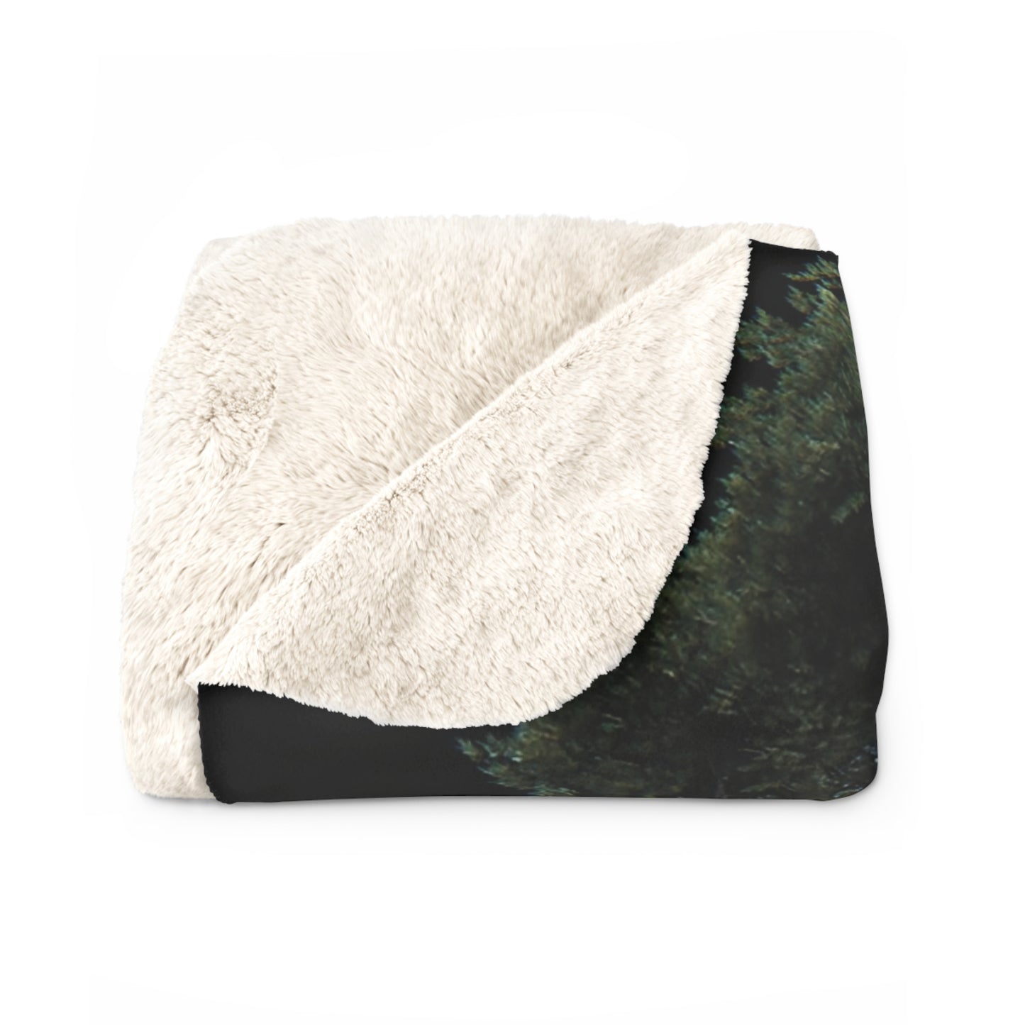 Harbor City Whale Sherpa Fleece Blanket – Bioluminescent Guardian with Urban Grove