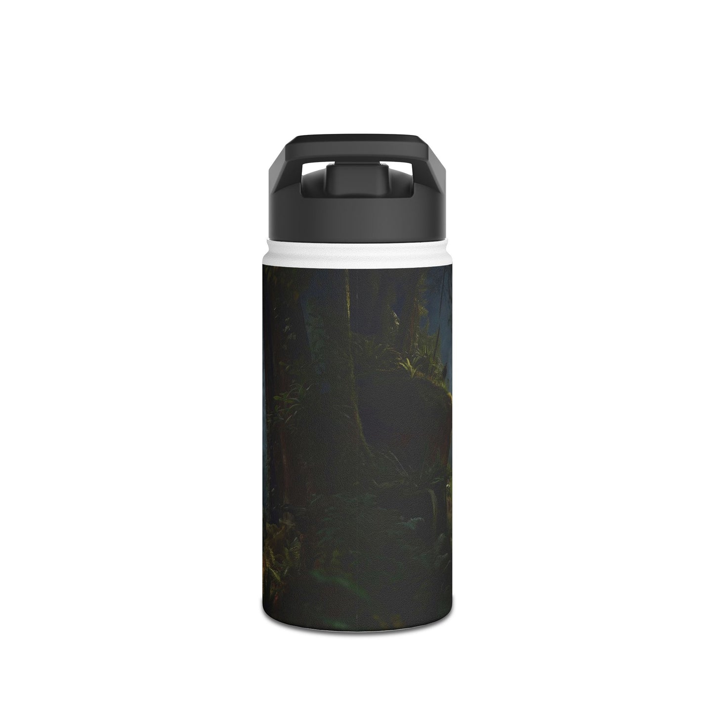 Lungs of the Forest Stainless Steel Water Bottle, Standard Lid – Breath of Ancient Canopy