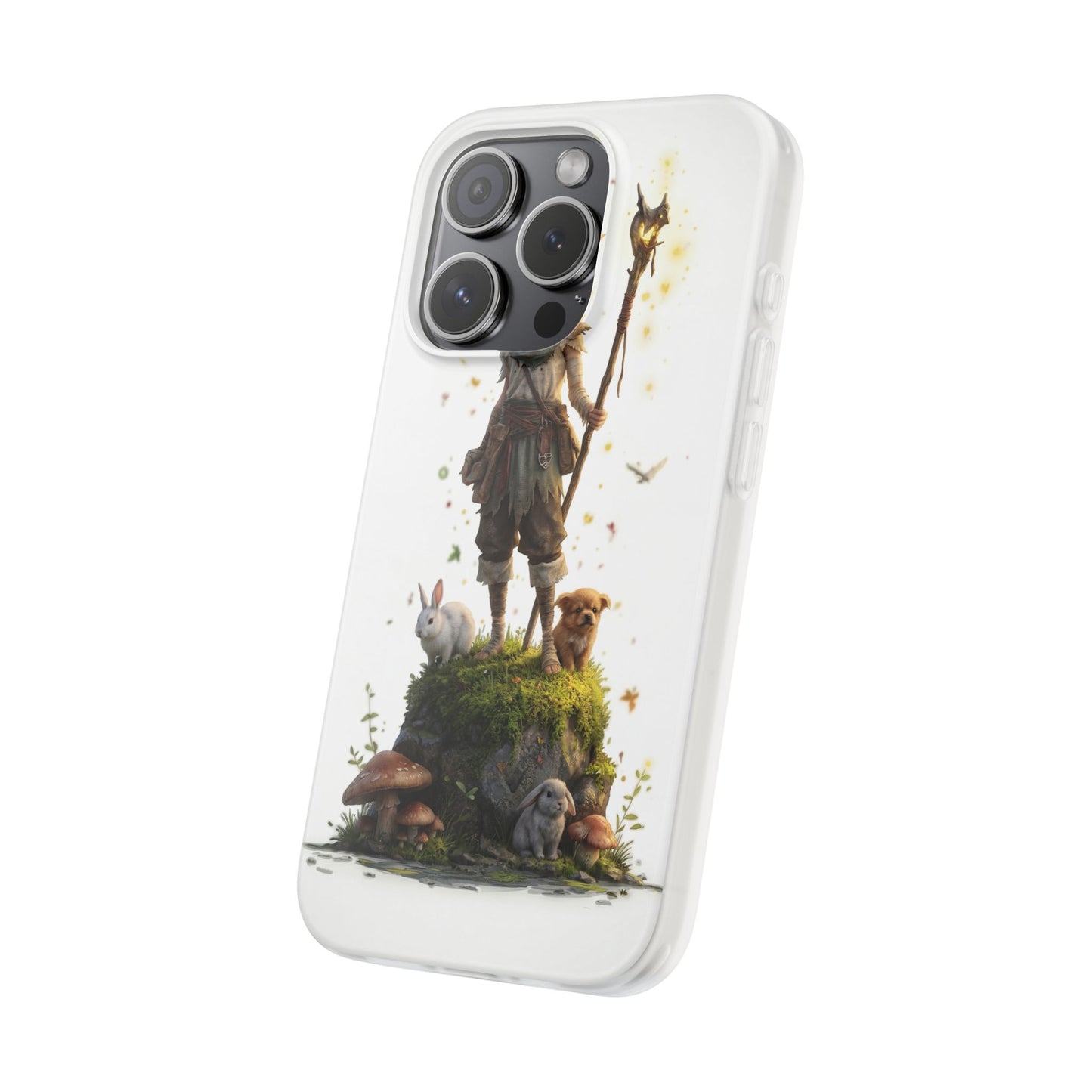 Forest Sentinel Flexi Cases – Luminescent Deerhorn Guardian