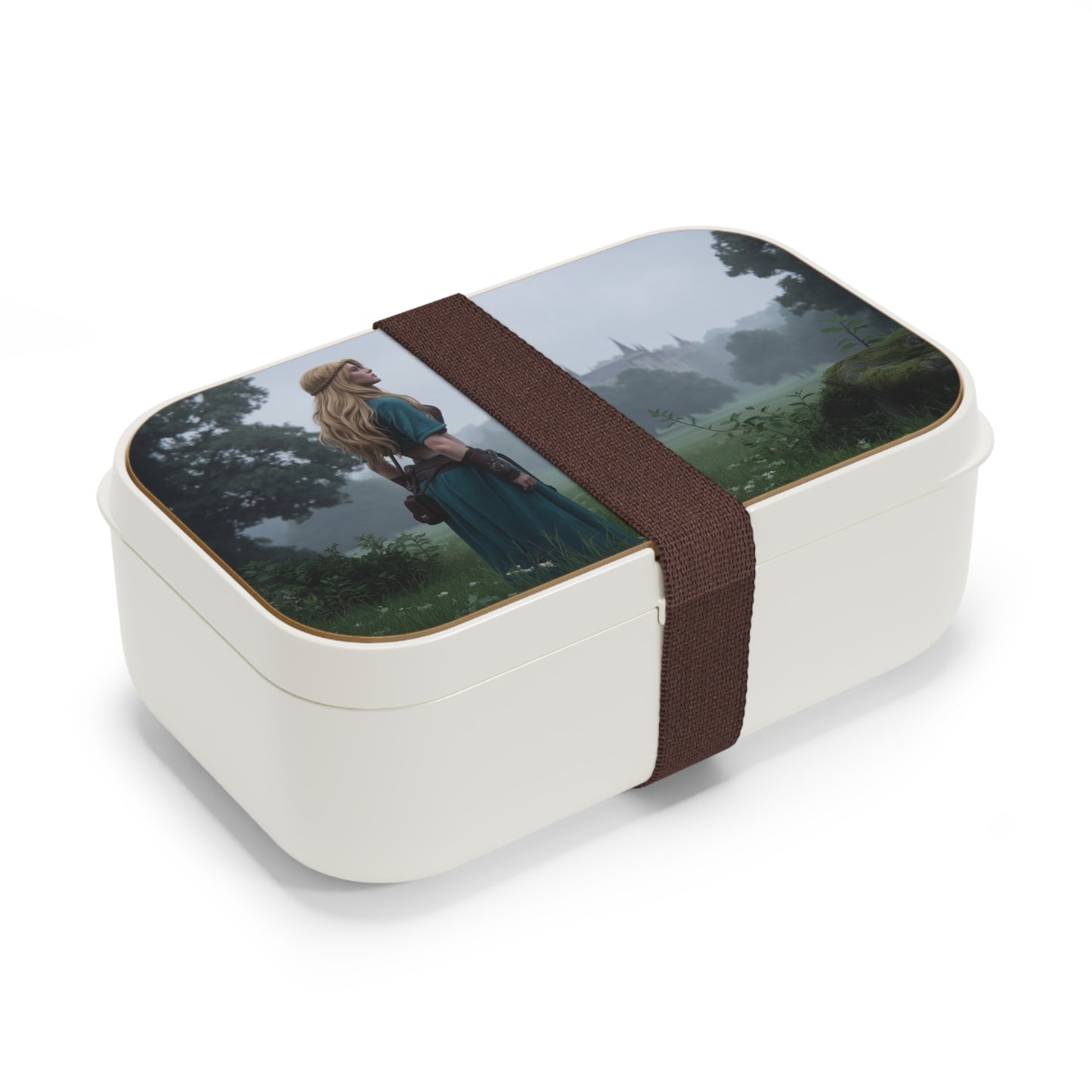 Enchanted Grove Wanderer Bento Lunch Box – Misty Castle Dreamscape