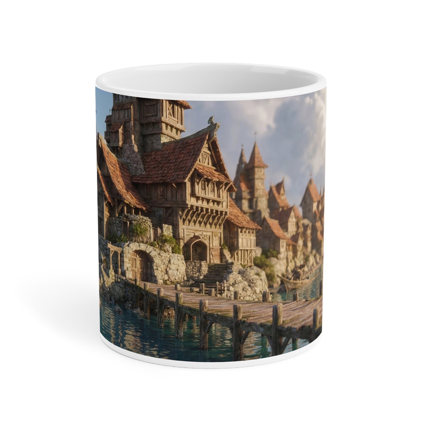 Harbor Haven Ceramic Mugs (11oz\15oz\20oz) – Sunset Village Serenity
