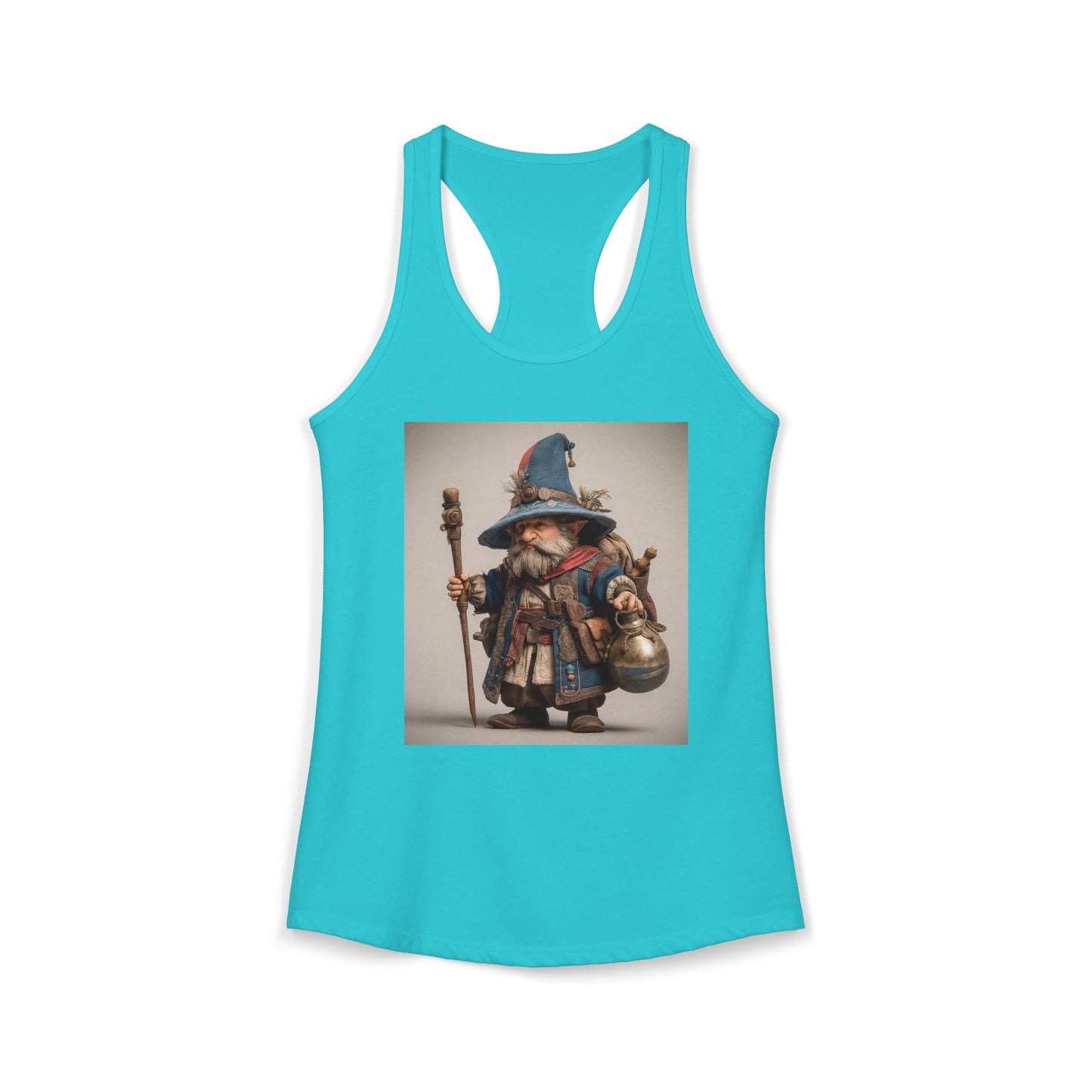 Wanderer Elf Women's Ideal Racerback Tank – Weathered Quest and Blue Robe Journey