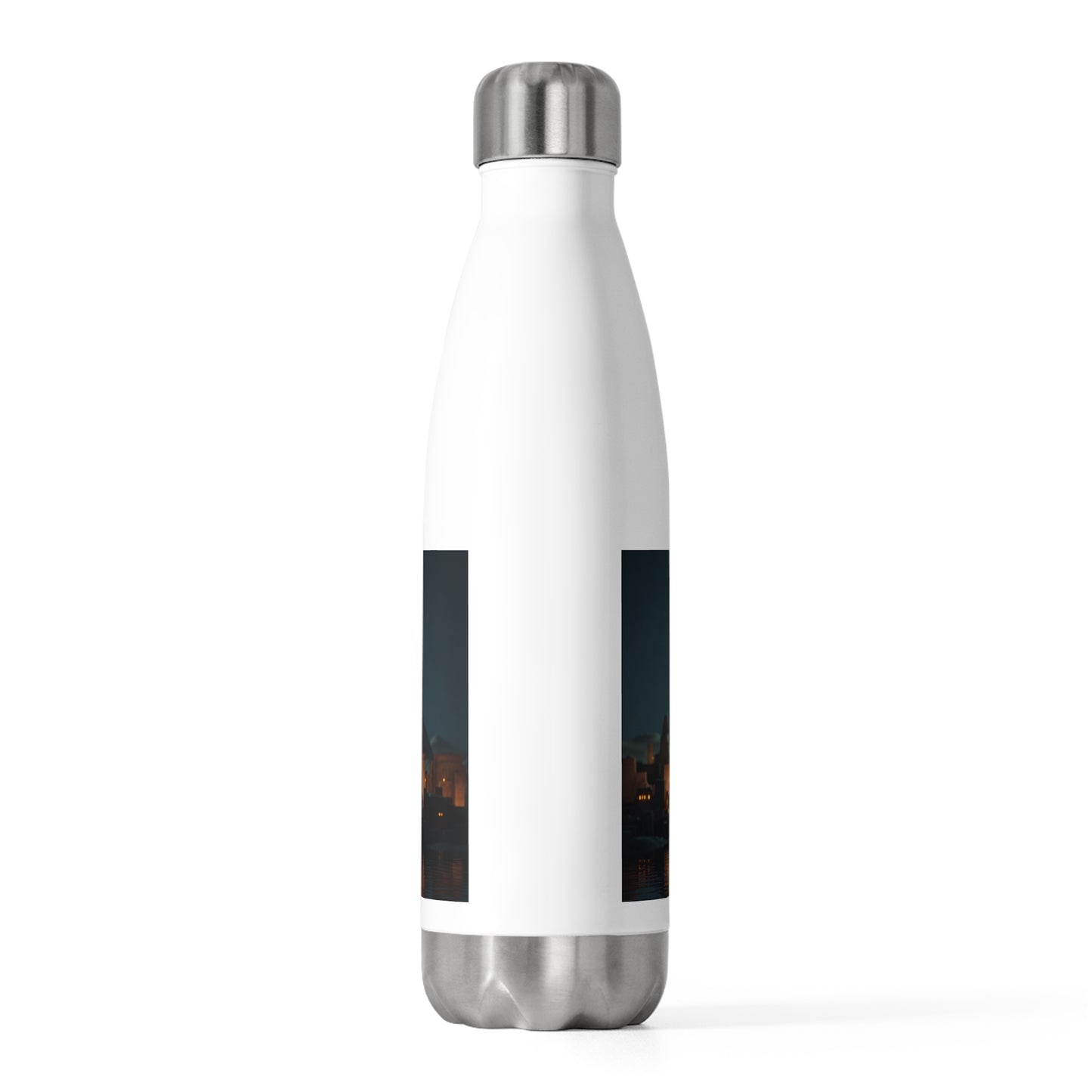Starlit Cat by Pyramids 20oz Insulated Bottle – Midnight Nile Guardian