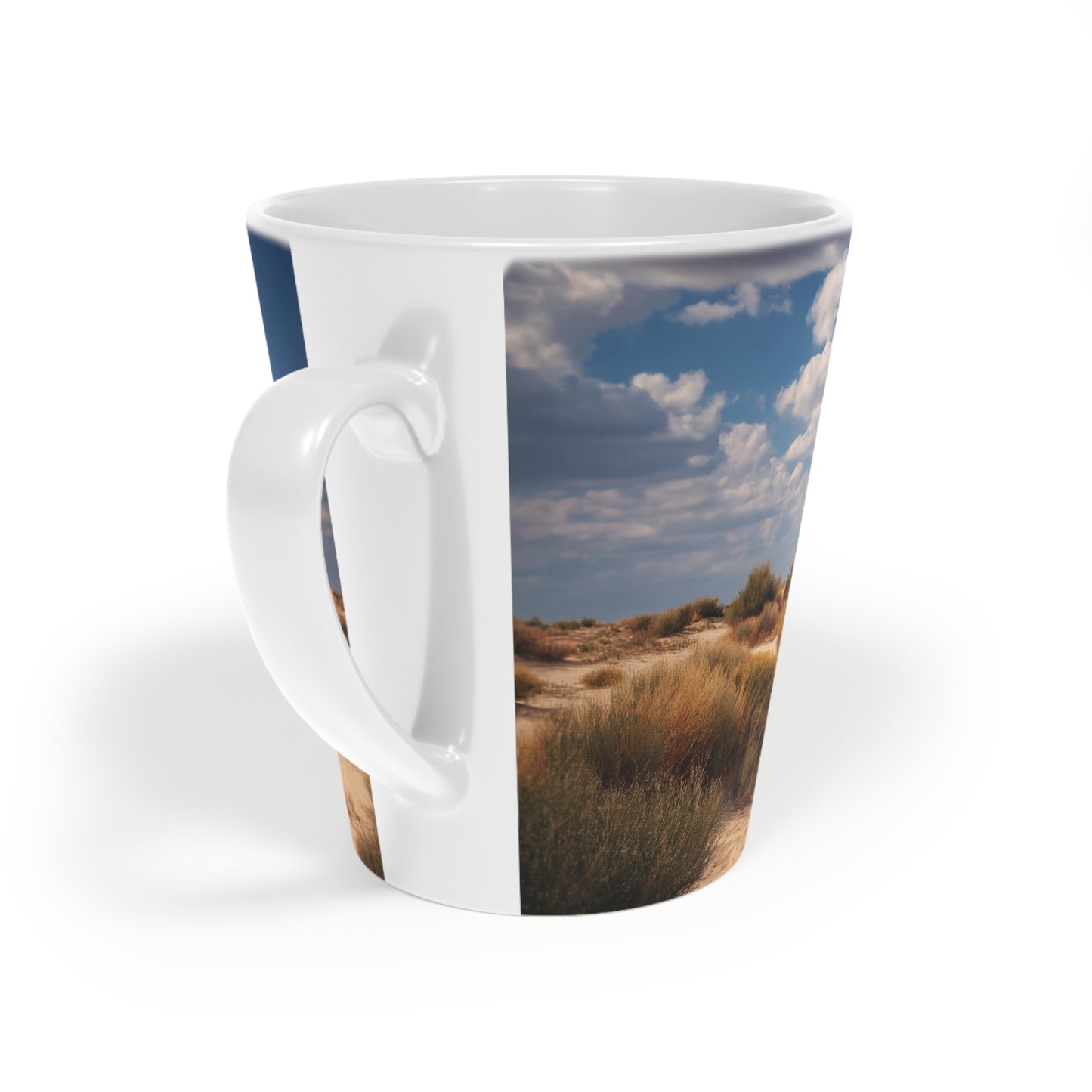Shipwreck Sentinel Latte Mug, 12oz – Dunescape Guardian Vessel