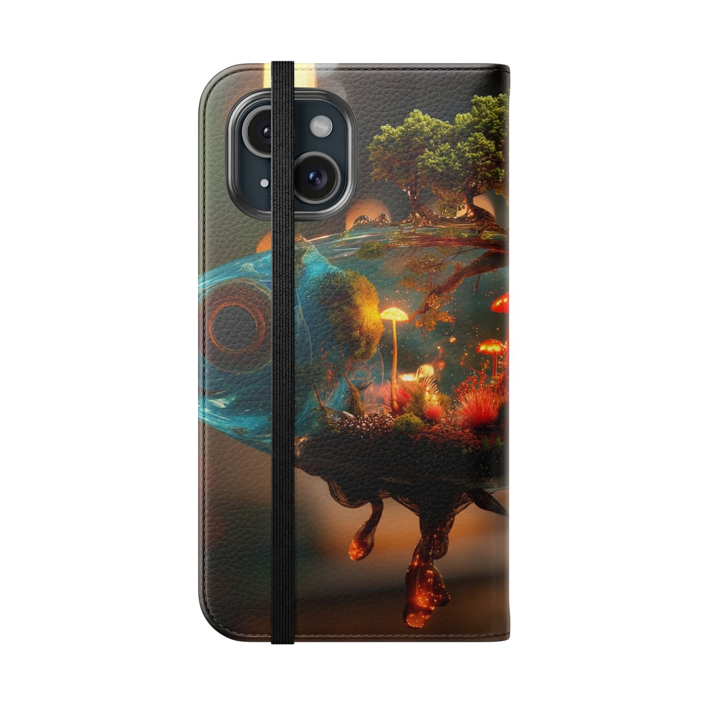 Forest Fish Flip Case – Liquid Glowwood Dreamscape
