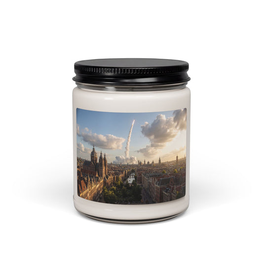 Rocket Through Amsterdam Scented Soy Candle, 9oz – Dawn’s Silent Ascent