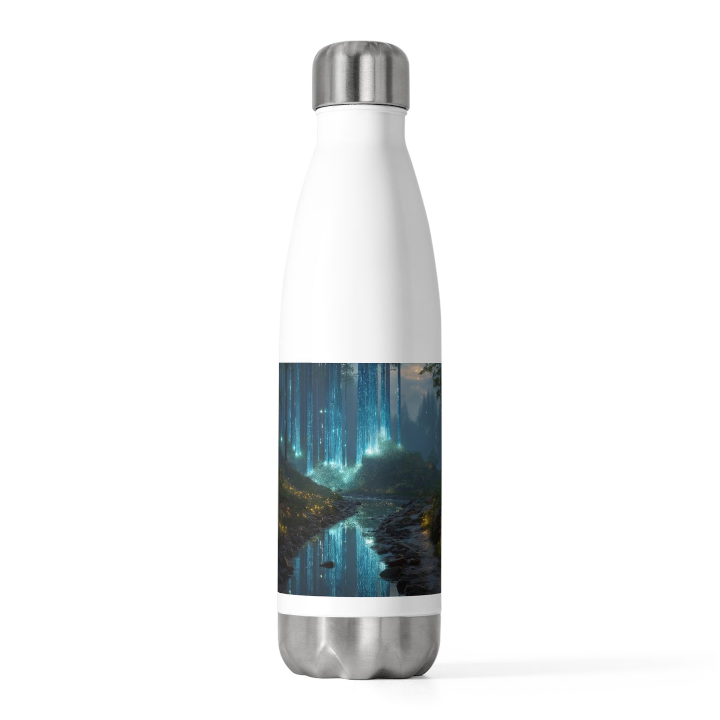 Celestial Waterfall Forest Bottle – Azure Light Reverie