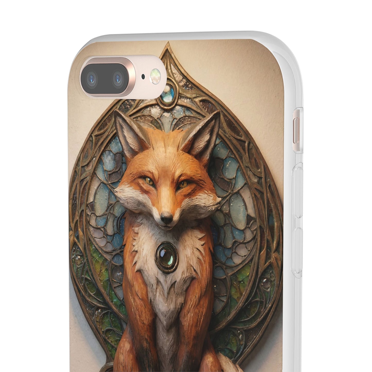 Fox Sentinel Flexi Cases – Amber Glaze and Stained Glass Reverie