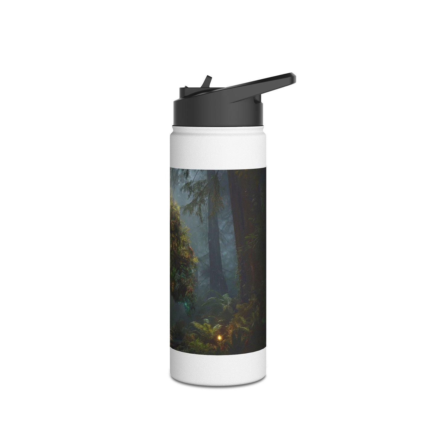 Lungs of the Forest Stainless Steel Water Bottle, Standard Lid – Breath of Ancient Canopy