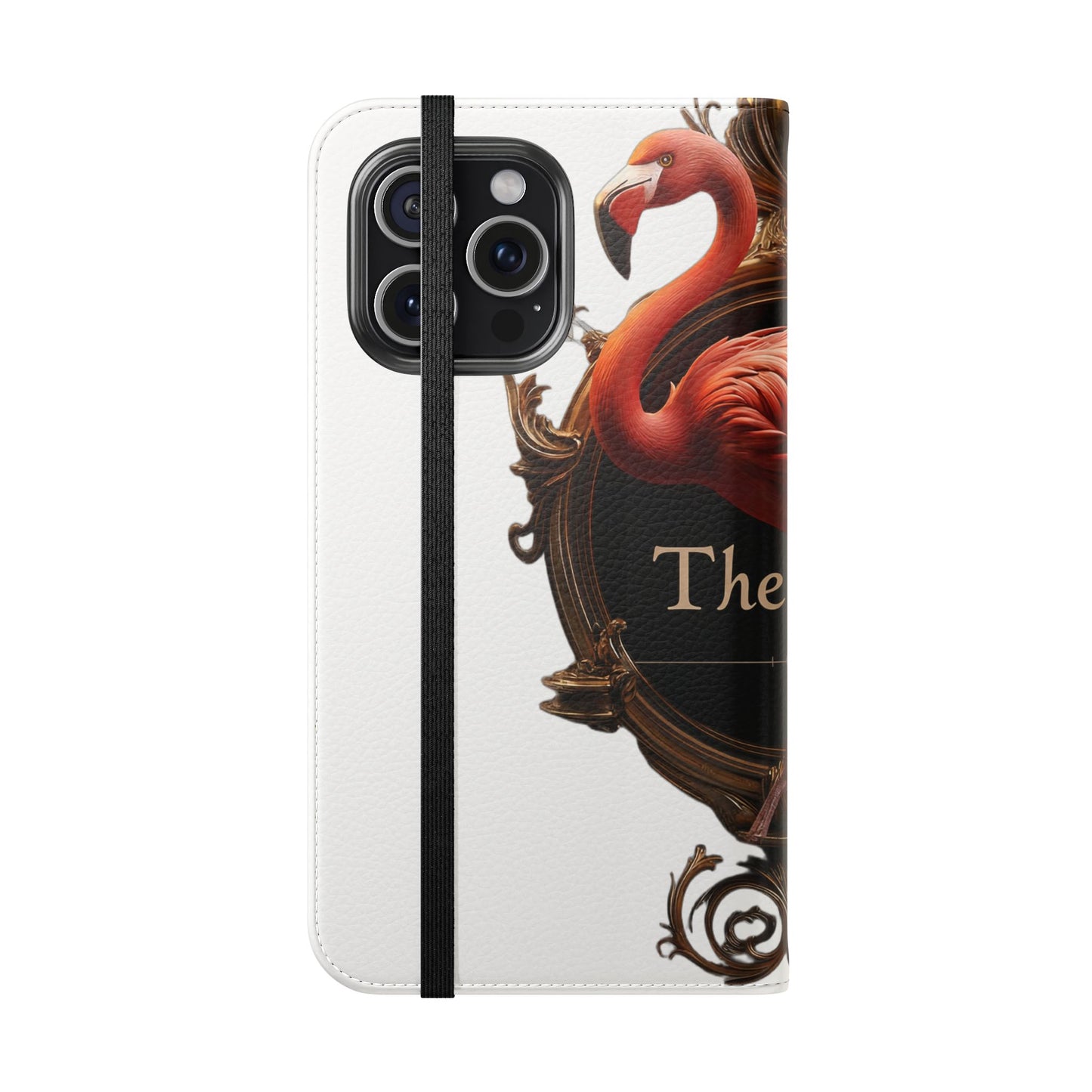 The Ritz Flamingo Flip Cases – Gilded Ornate Frame Art Design