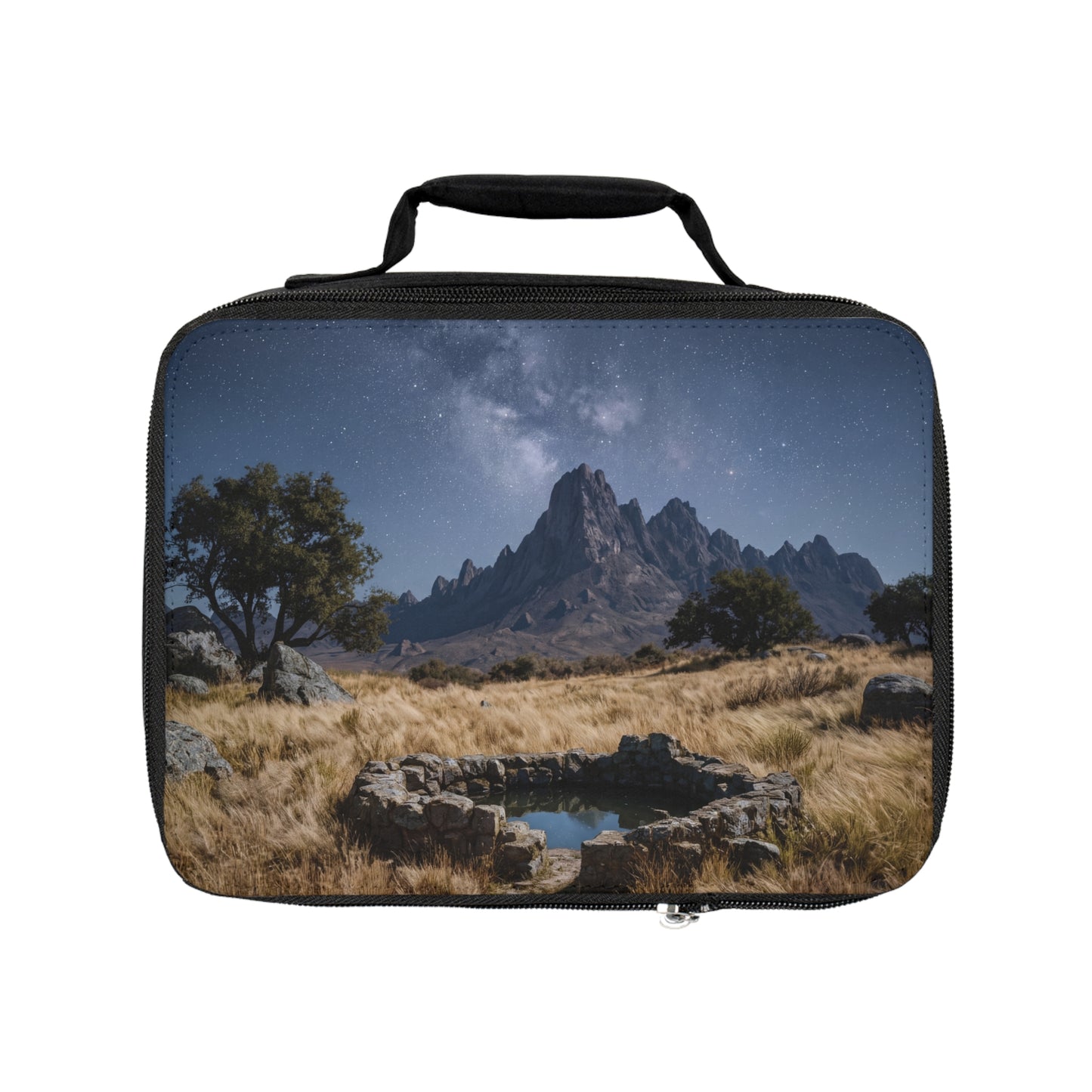 Starlit Mountain Spring Lunch Bag – Whisper of the Milky Way