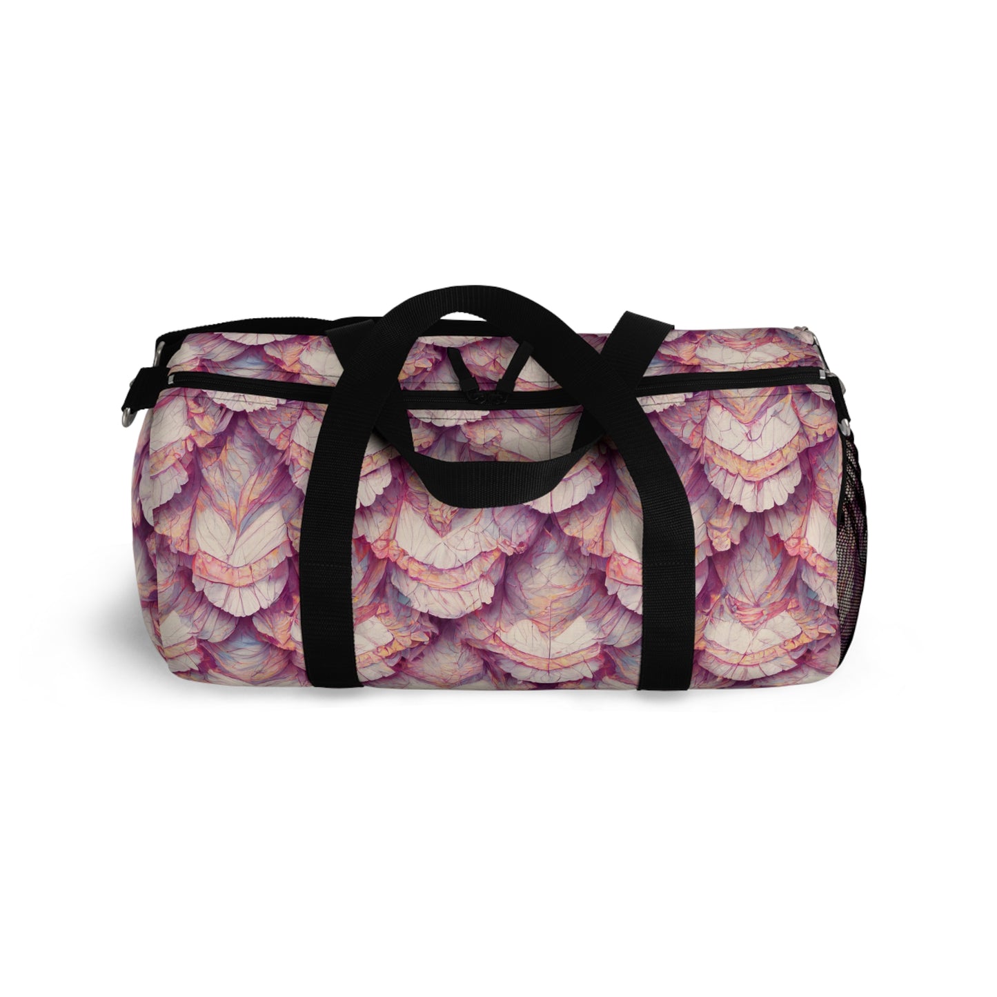 an abstract continuous seamless pattern fairycore ruffles - Duffel Bag