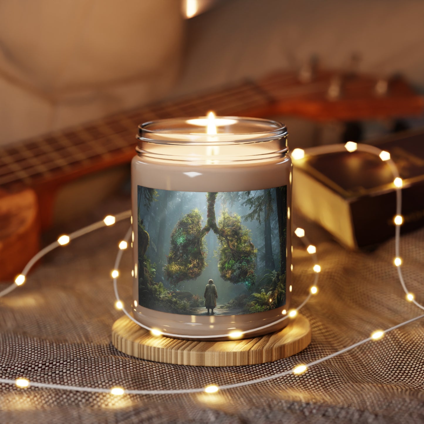 Lungs of the Wild Scented Soy Candles with White Lid, 9oz – Breath of Ancient Forests