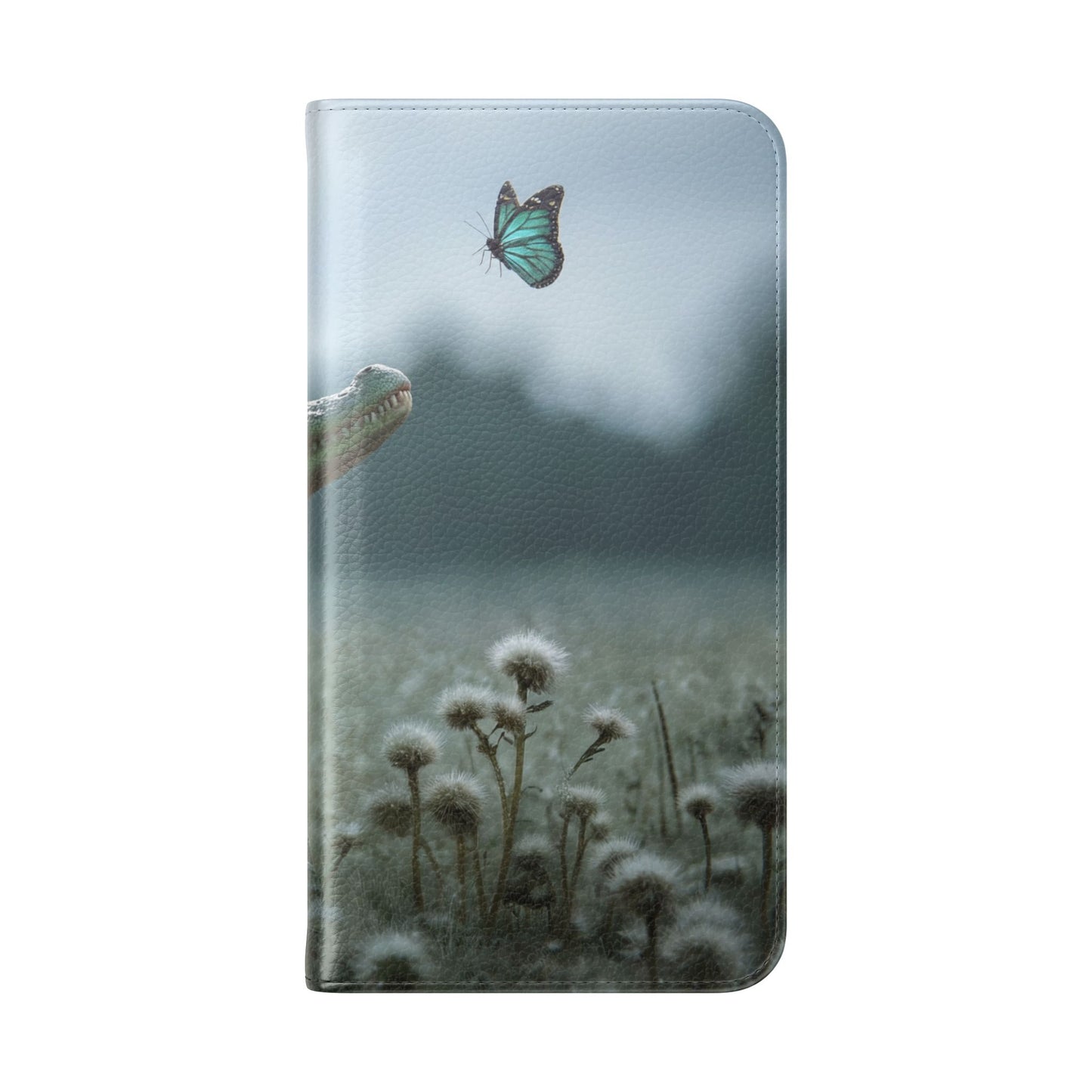 Gentle Croc & Butterfly Flip Cases – Tender Meadow Guardian Scene