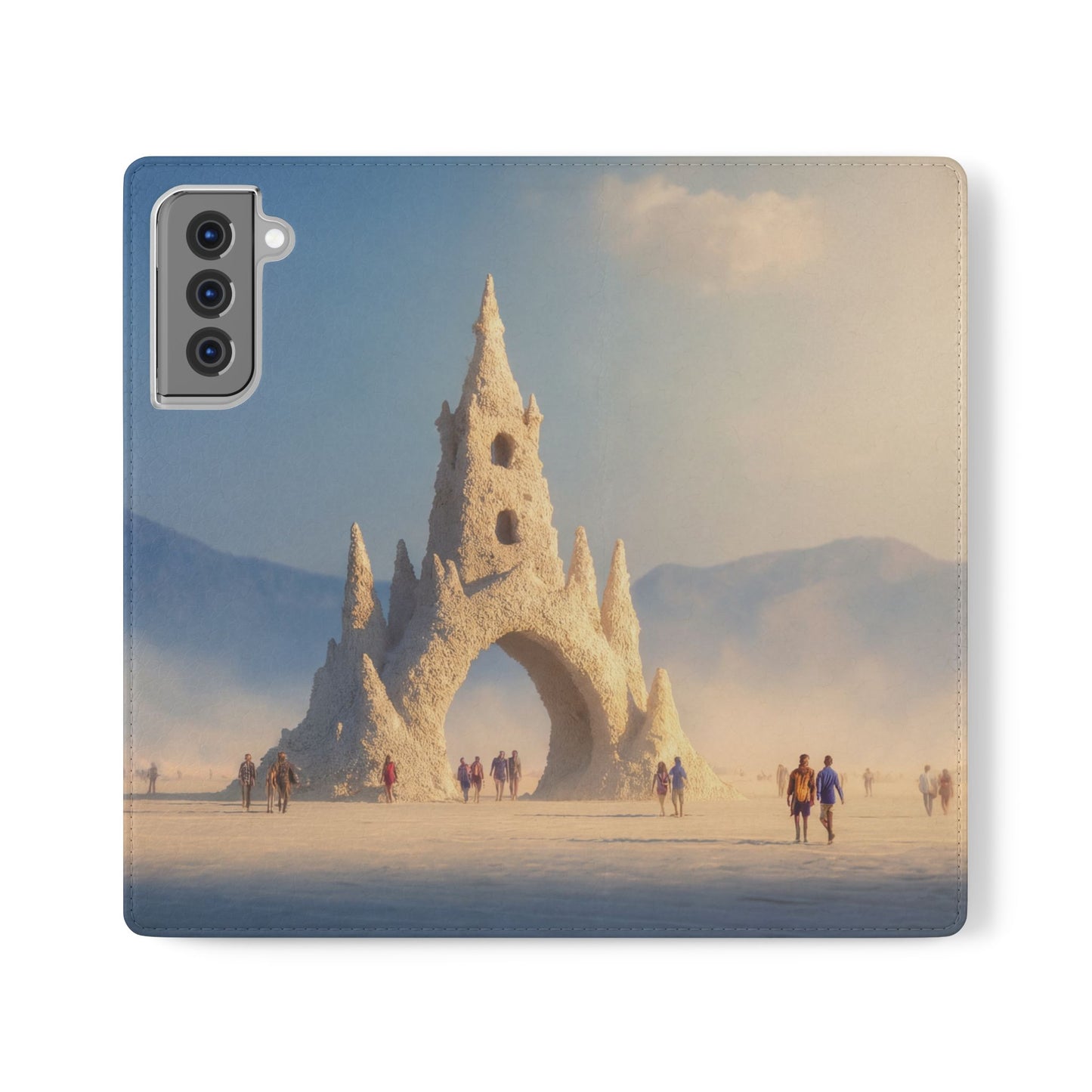 White Tower Flip Cases – Salt Desert Gateway Art