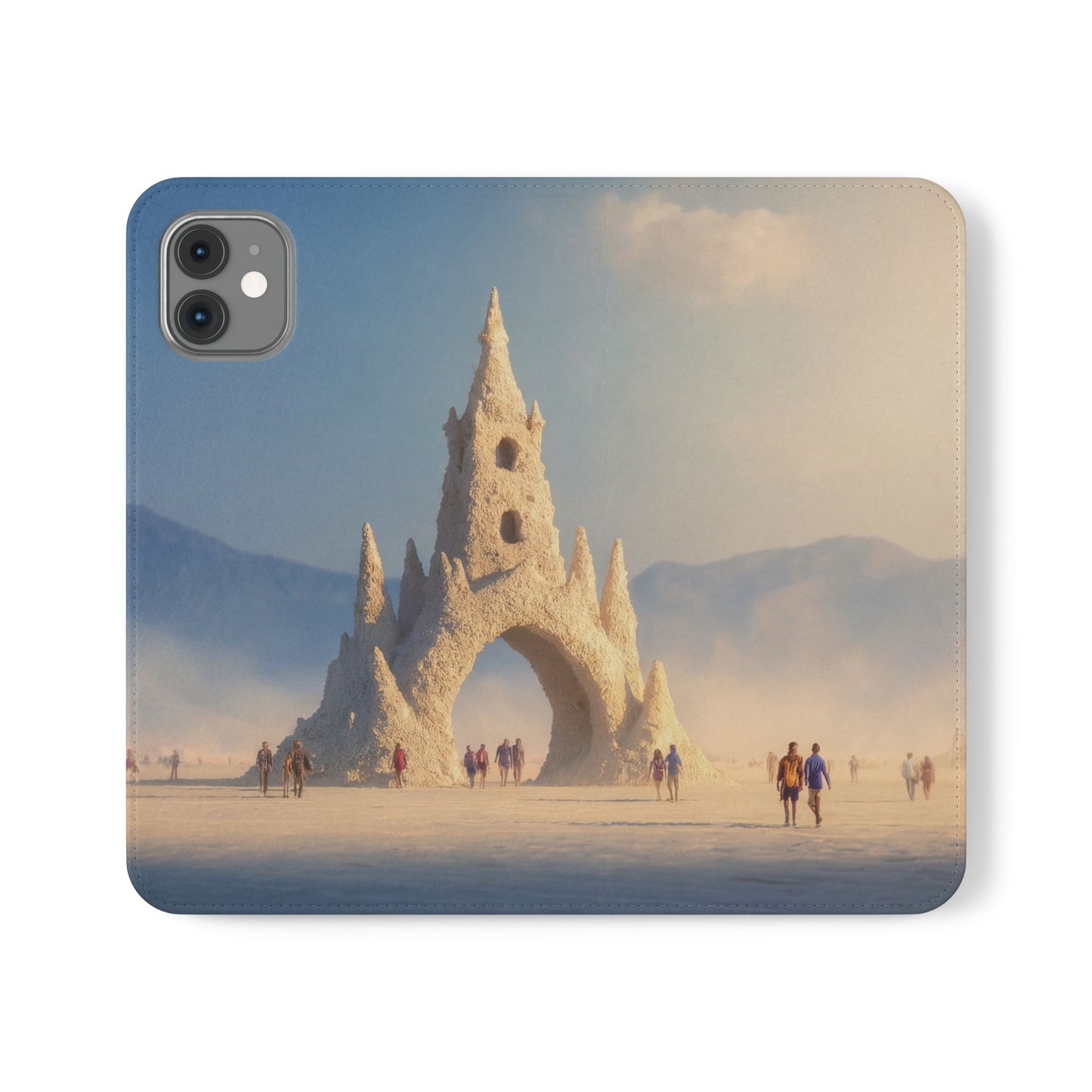 White Tower Flip Cases – Salt Desert Gateway Art