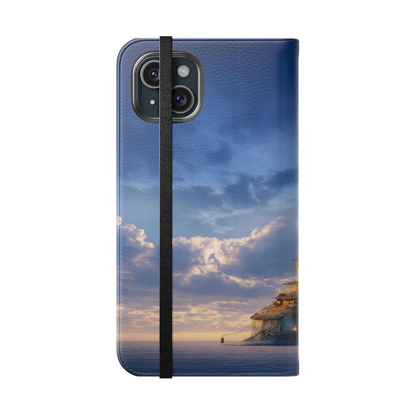 Twilight Sentinel Flip Cases – Lighthouse on a Storm-Tossed Sea