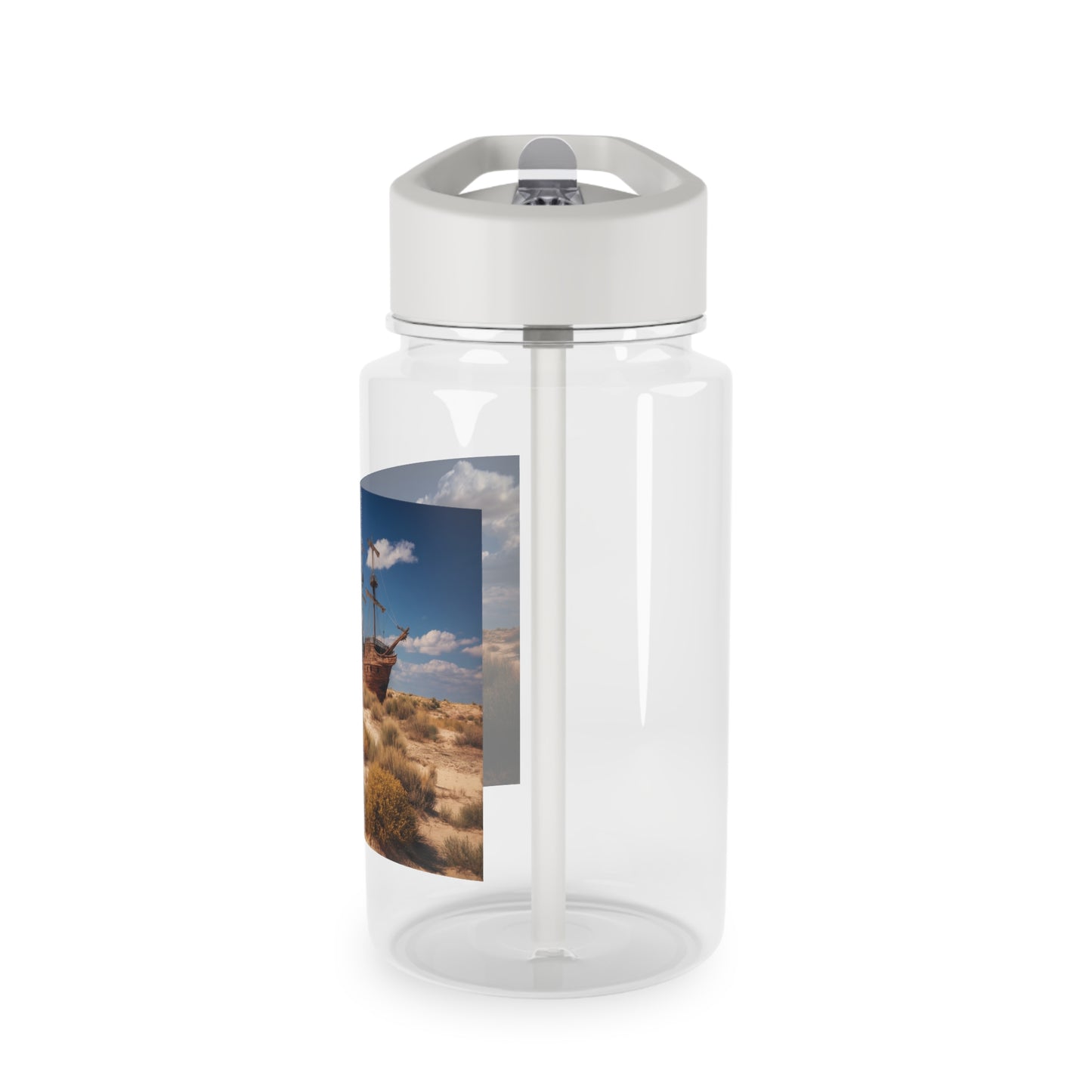 Desert Ship Tritan Water Bottle – Abandoned Galleon Sandscape