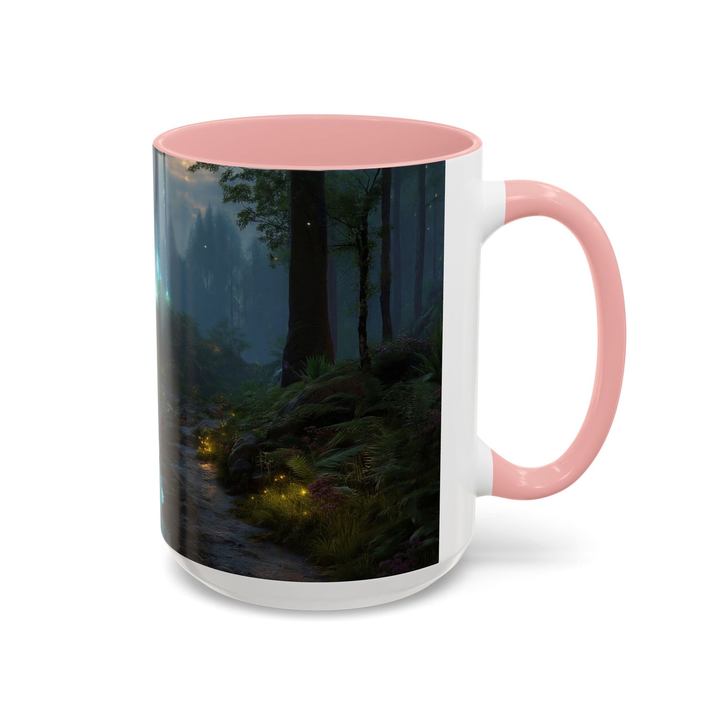 Celestial Falls Accent Coffee Mug (11, 15oz) – Twilight’s Whispering Woods