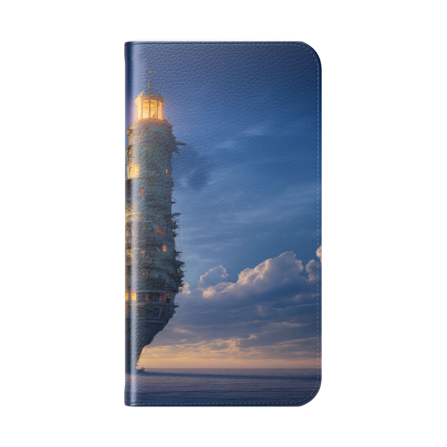 Twilight Sentinel Flip Cases – Lighthouse on a Storm-Tossed Sea