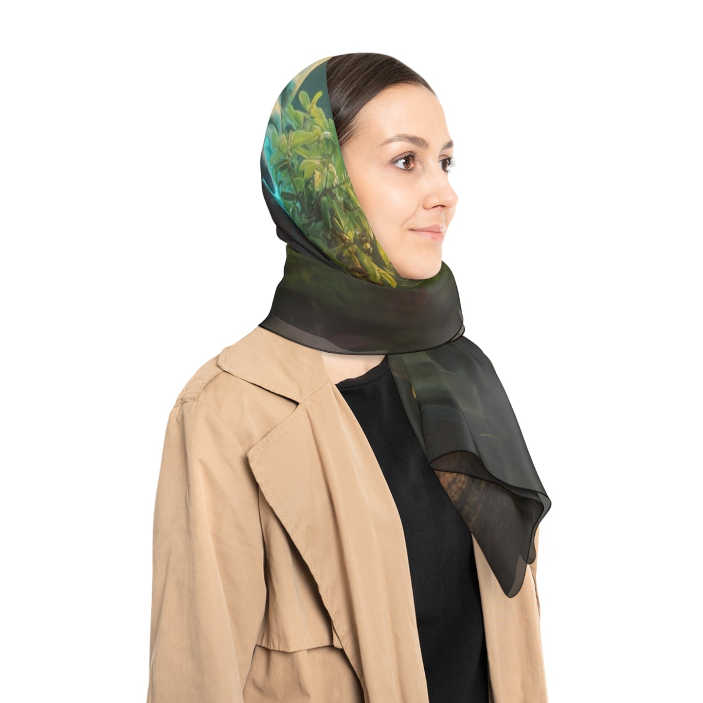 Forest Sentinel Poly Scarf – Glow of the Ancient Grove