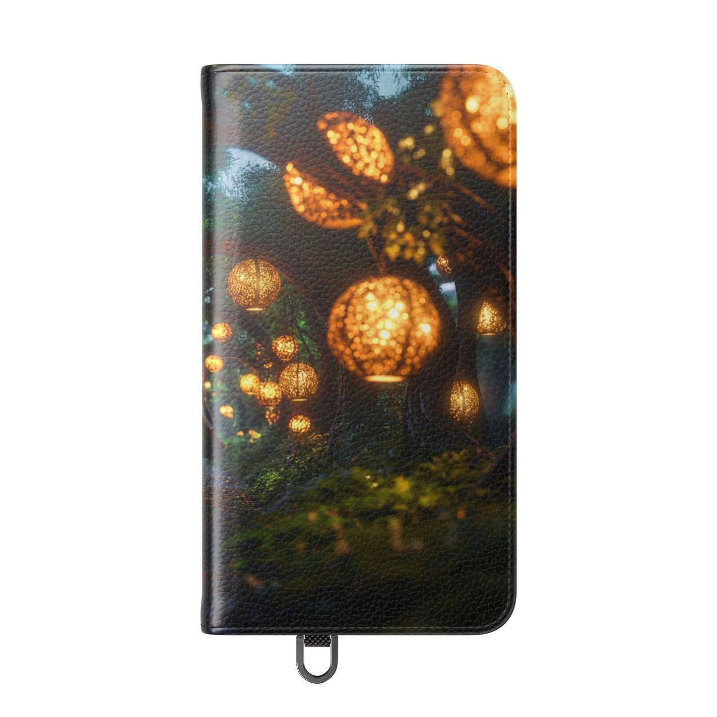 Lantern Archway Flip Cases – Girl Walking Through Forest Tunnel Art Case