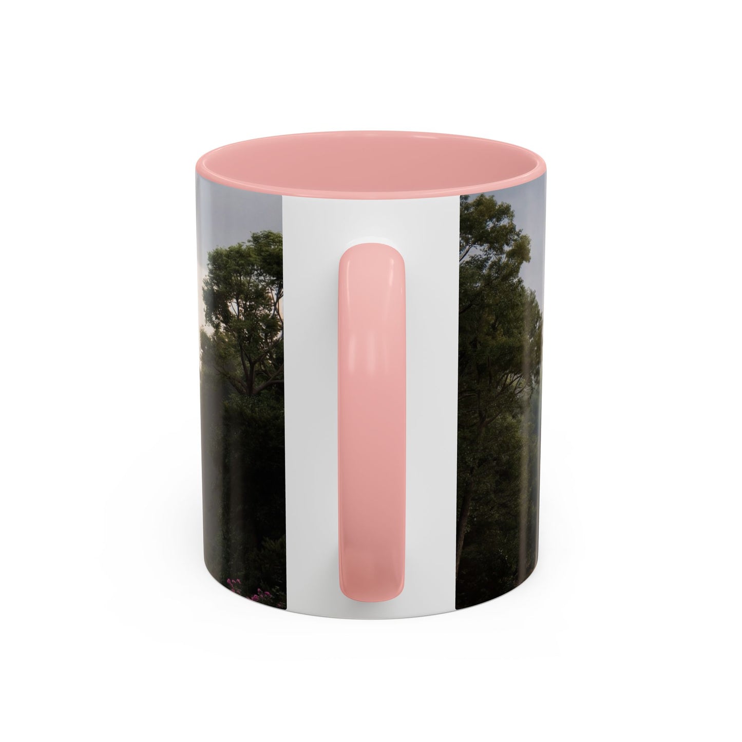 Rose-Clad Castle Accent Coffee Mug (11, 15oz) – Whispers of Twilight Blooms