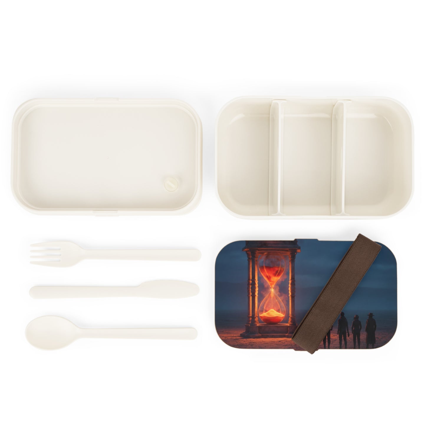 Hourglass Monument Bento Lunch Box – Sunset’s Final Count