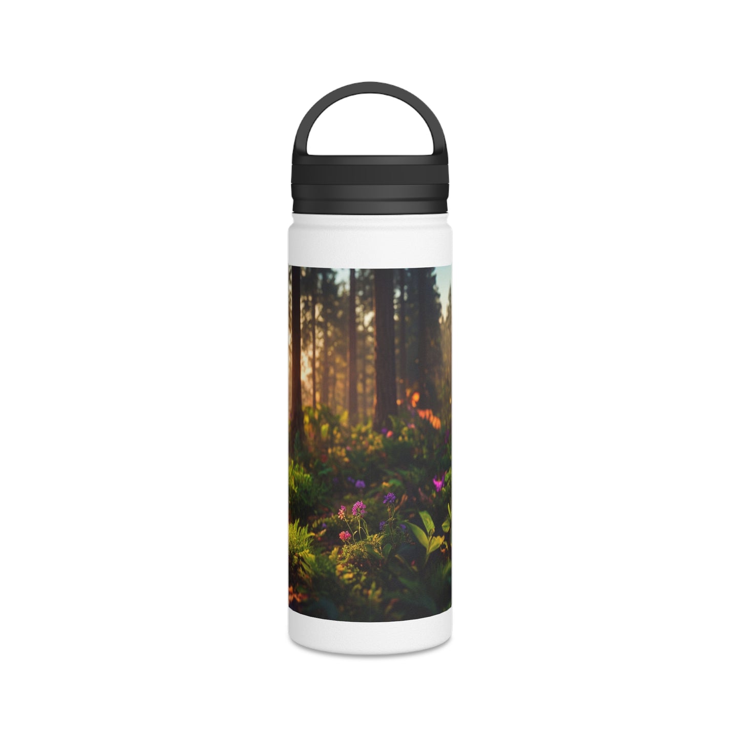 Whispering Woods Terrarium Bottle – Handle Lid – Pocket-Sized Forest Sanctuary