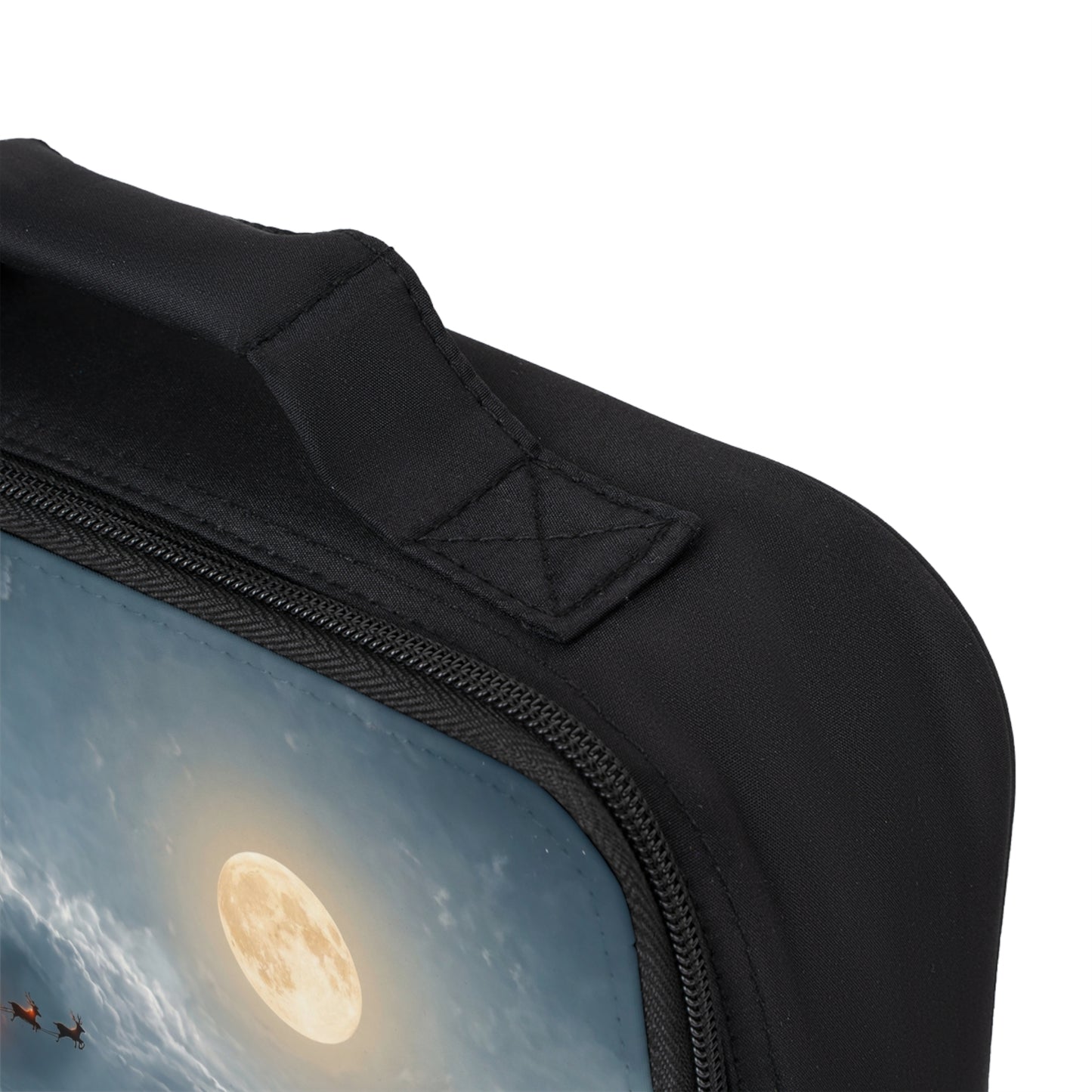 Midnight Reindeer Sleigh Lunch Bag – Glow of the Winter Sky