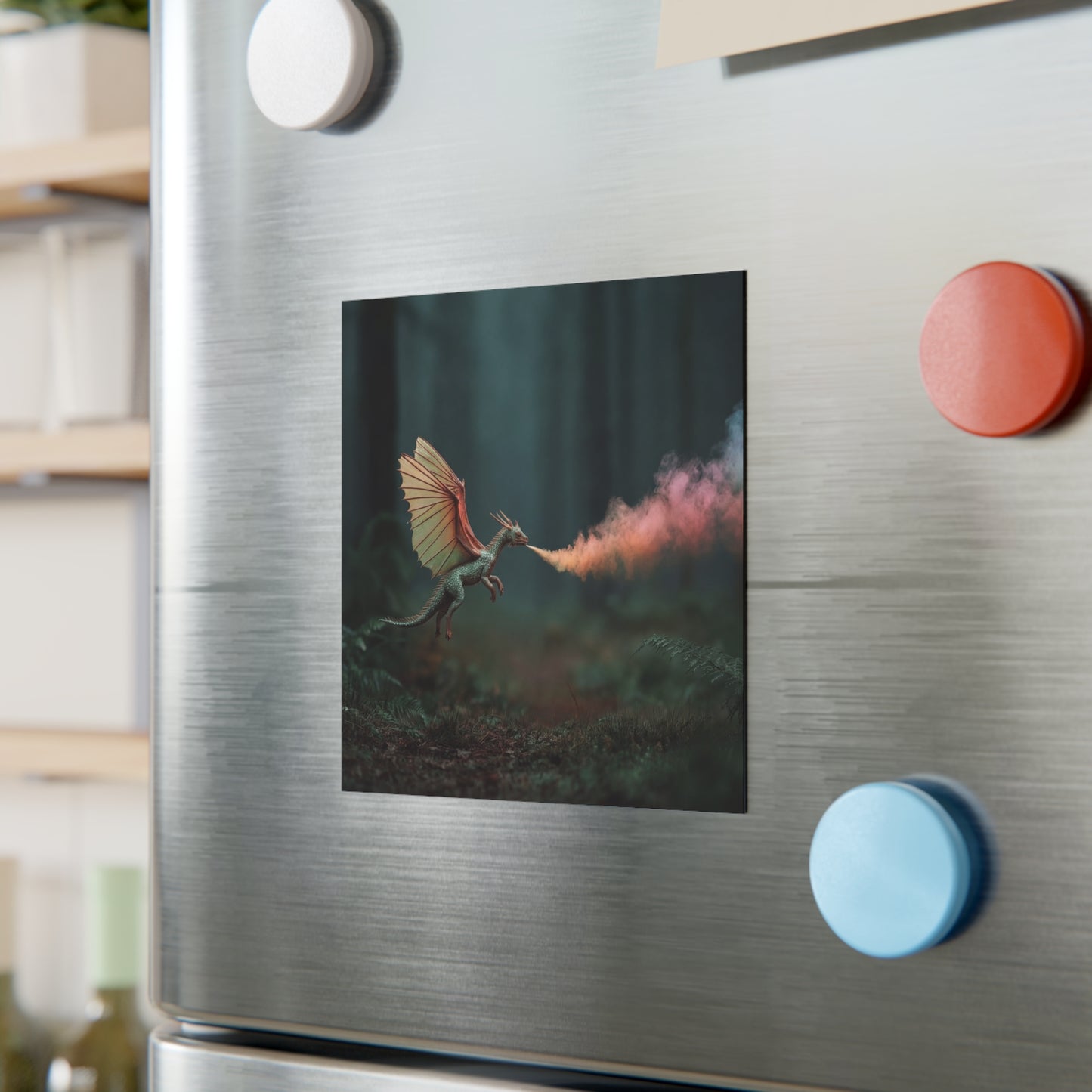 Forest Dragon Smoke Magnet – Twilight Fire Breath Dreamscape