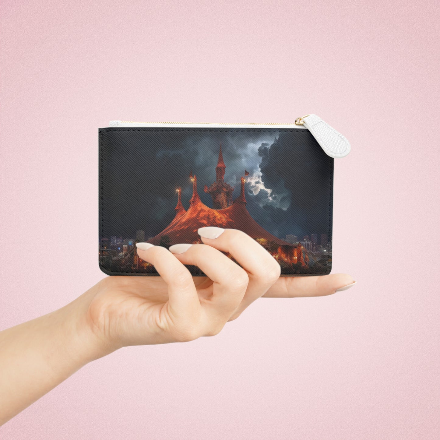 Crimson Carnival Tent Mini Clutch Bag – Whispers of the Midnight Show