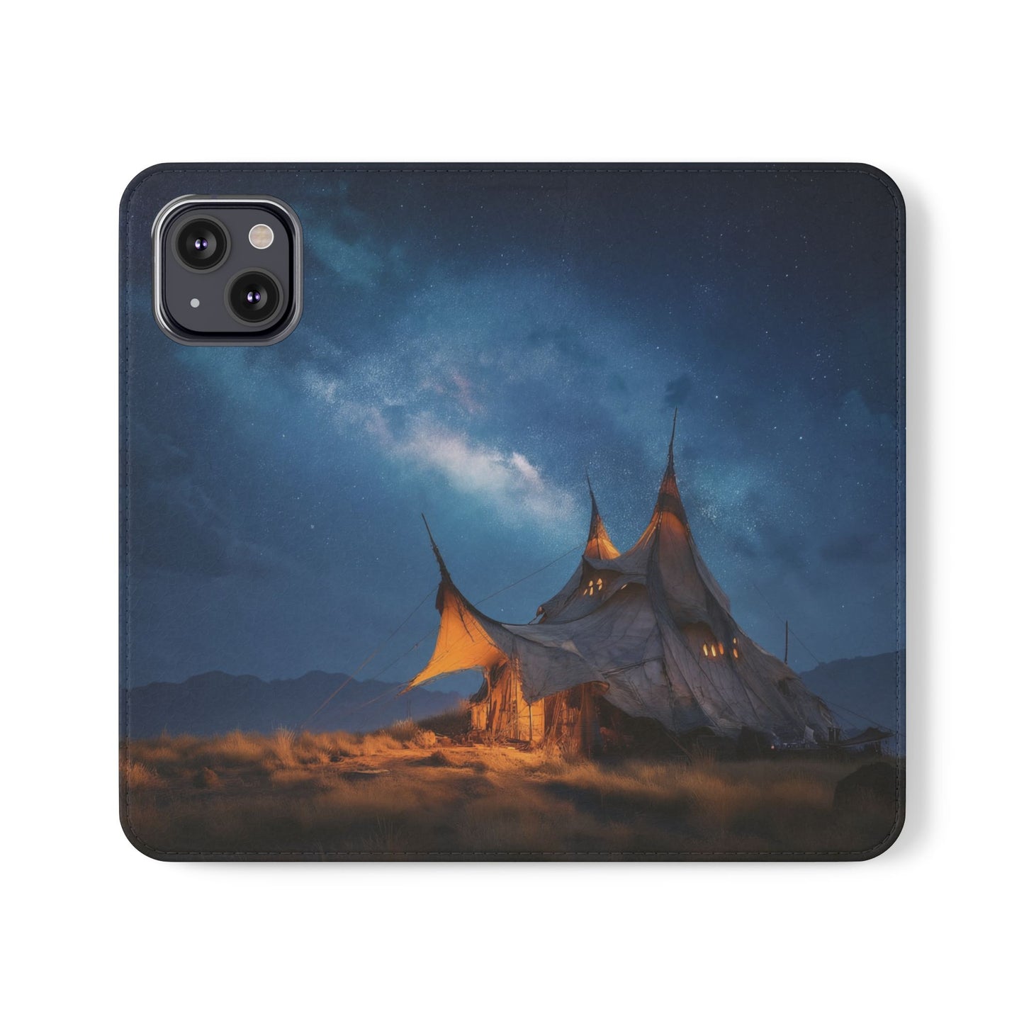 Stardust Nomad Tent Flip Cases – Milky Way Caravan Canvas