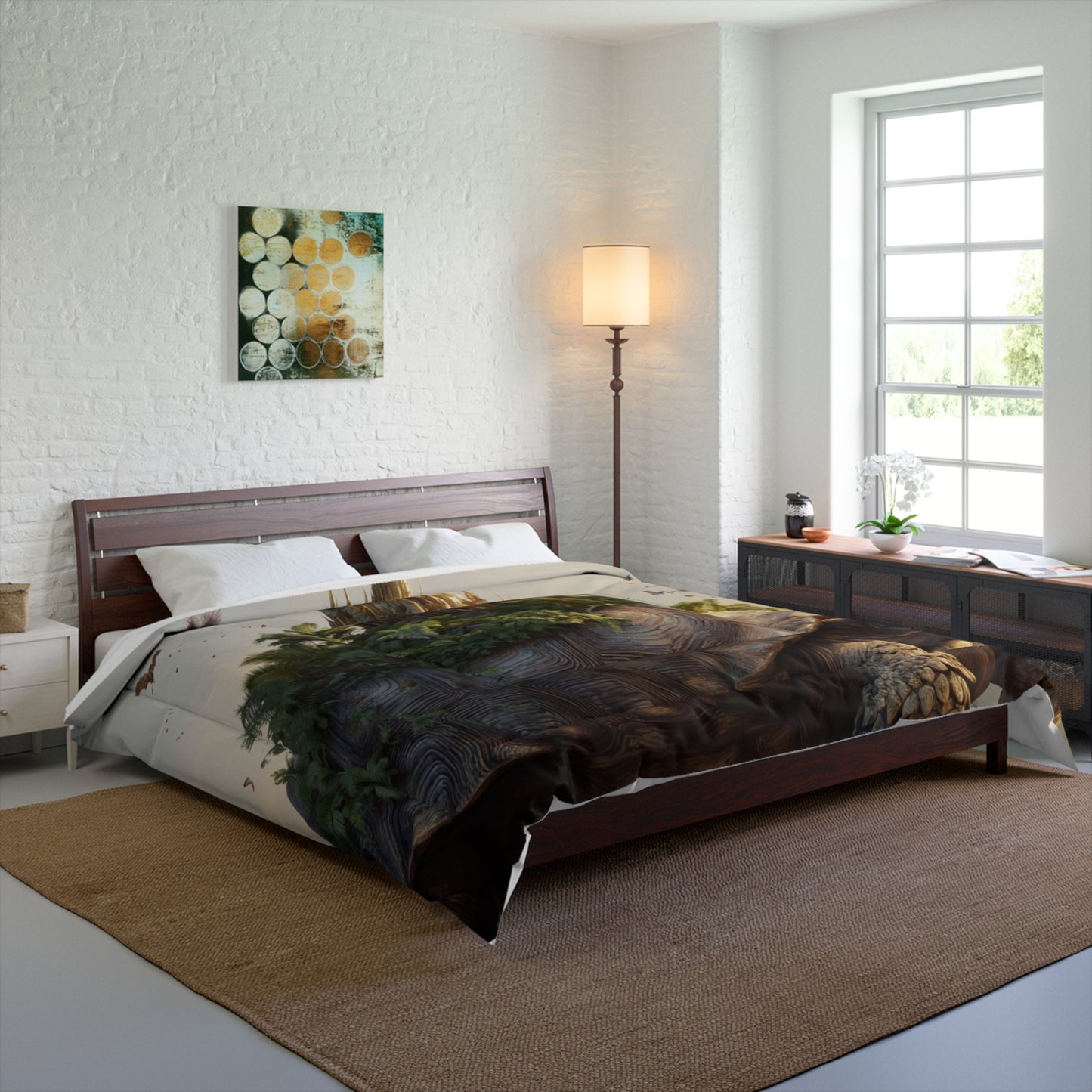 Turtle’s Kingdom Comforter – Golden Castle on Ancient Shell