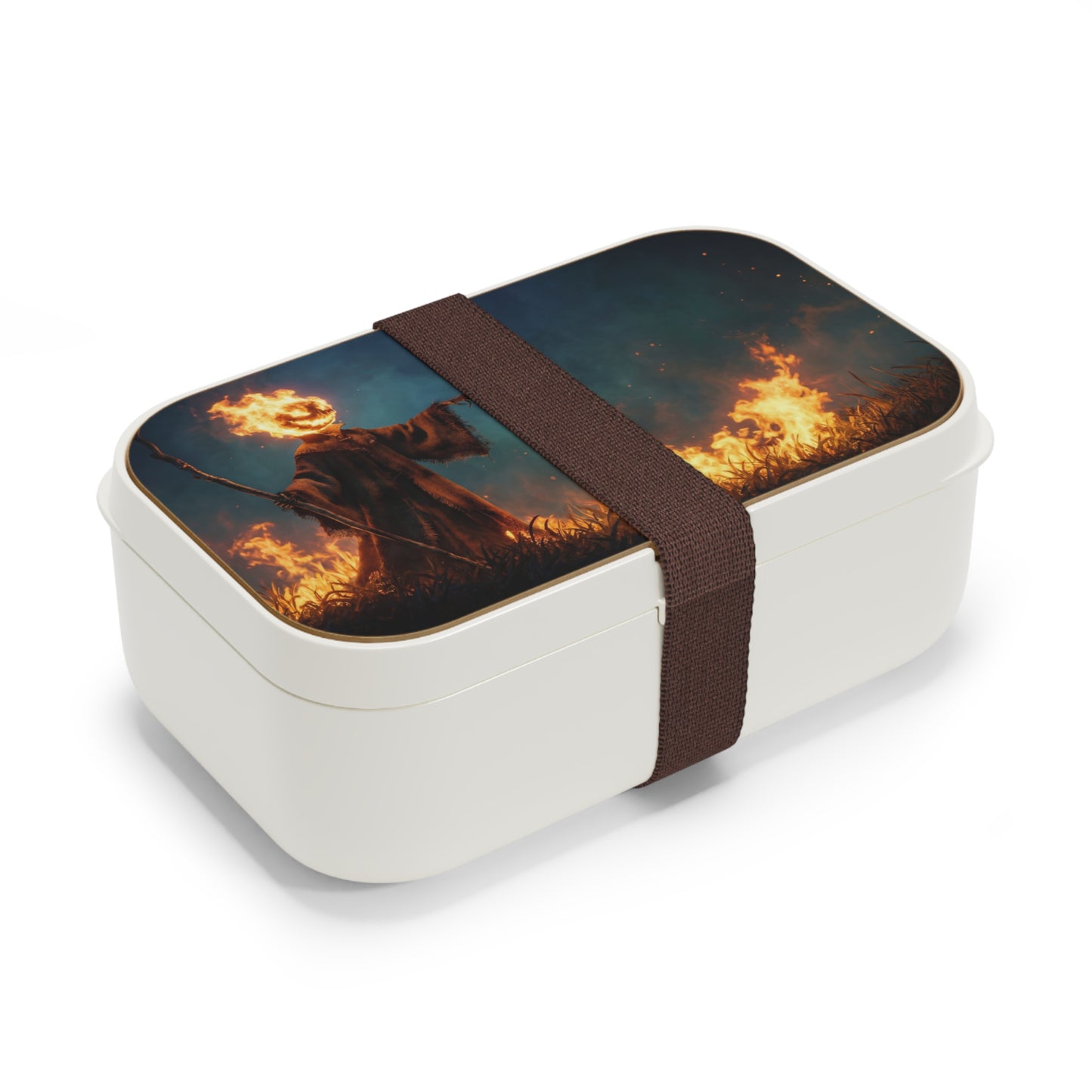 Fiery Headed Scarecrow Bento Lunch Box – Harvest’s Fiery Guardian