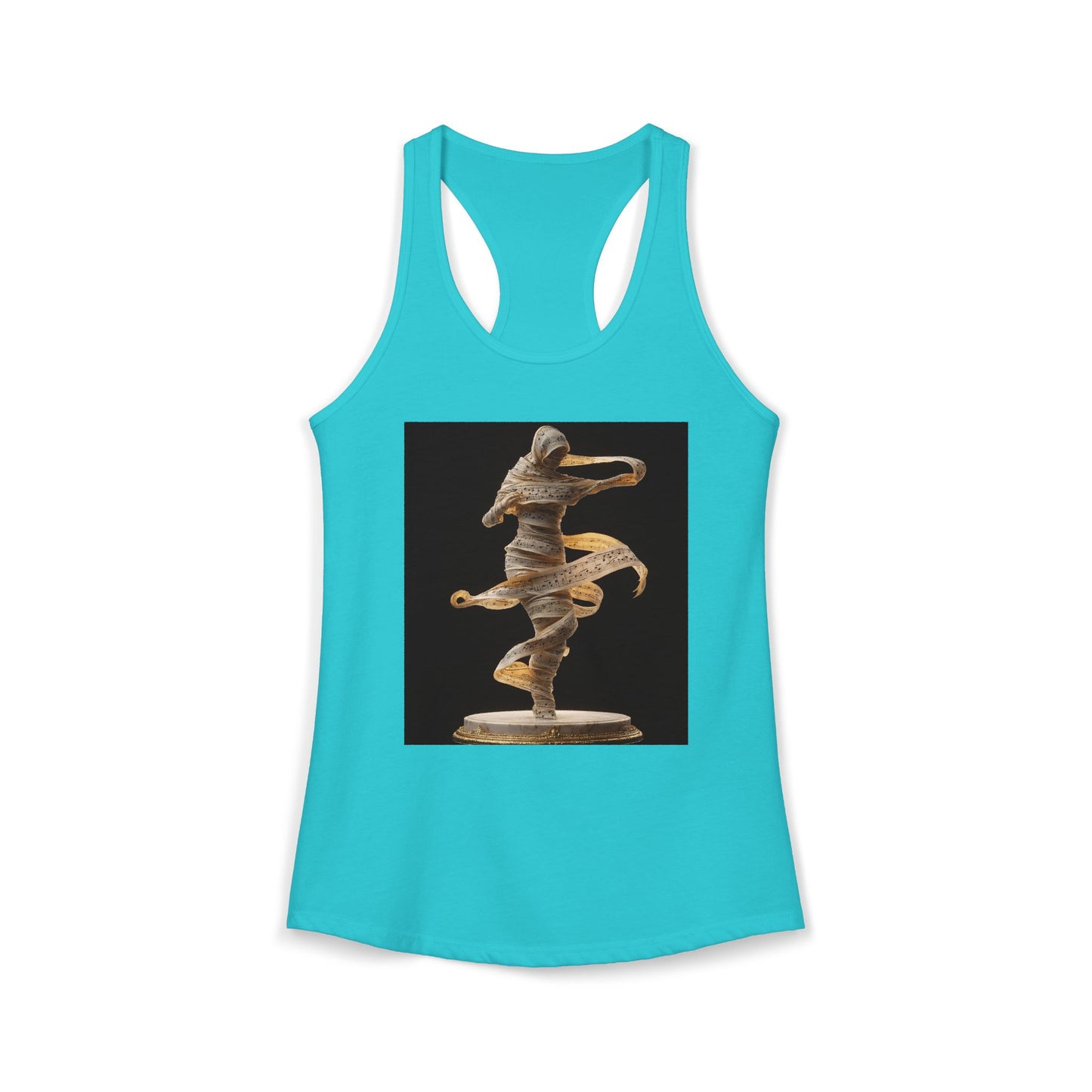 Ethereal Music Muse Racerback Tank – Golden Score Whirlwind Art
