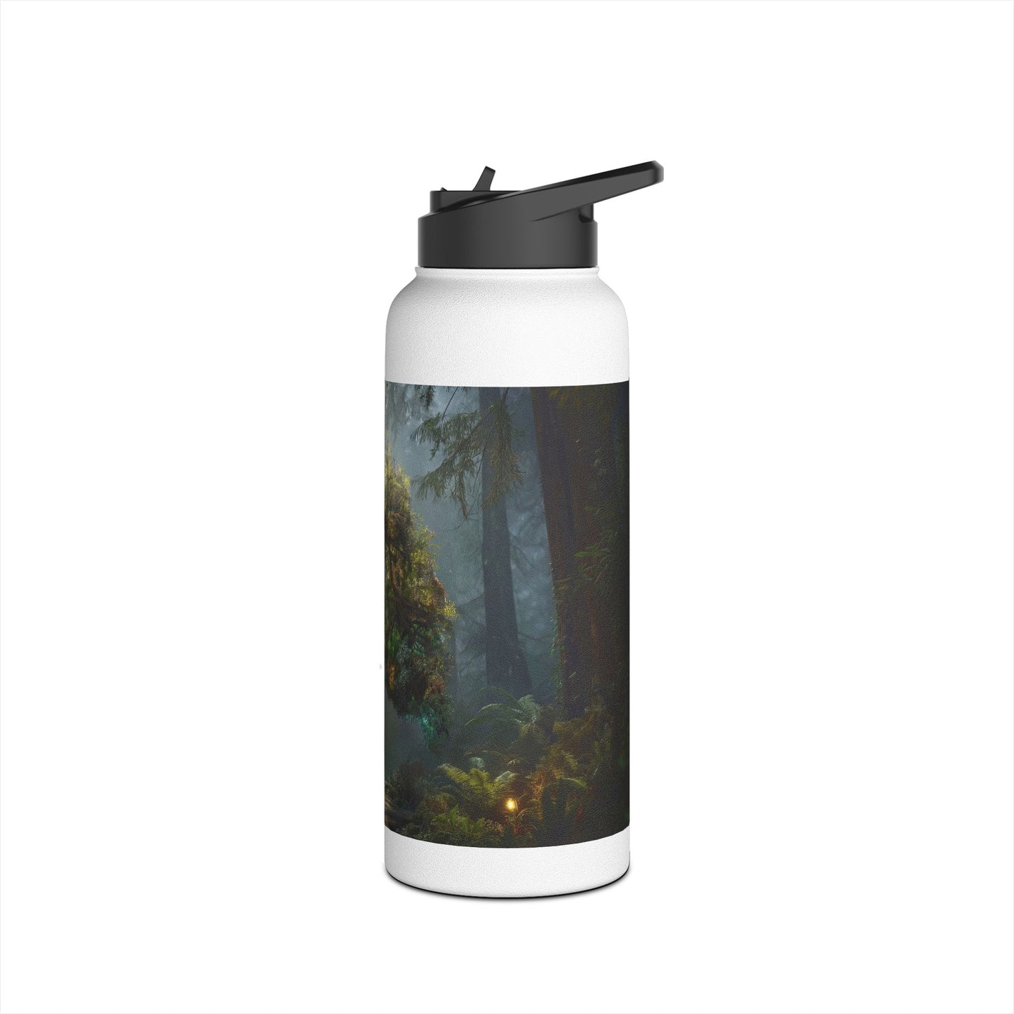 Lungs of the Forest Stainless Steel Water Bottle, Standard Lid – Breath of Ancient Canopy