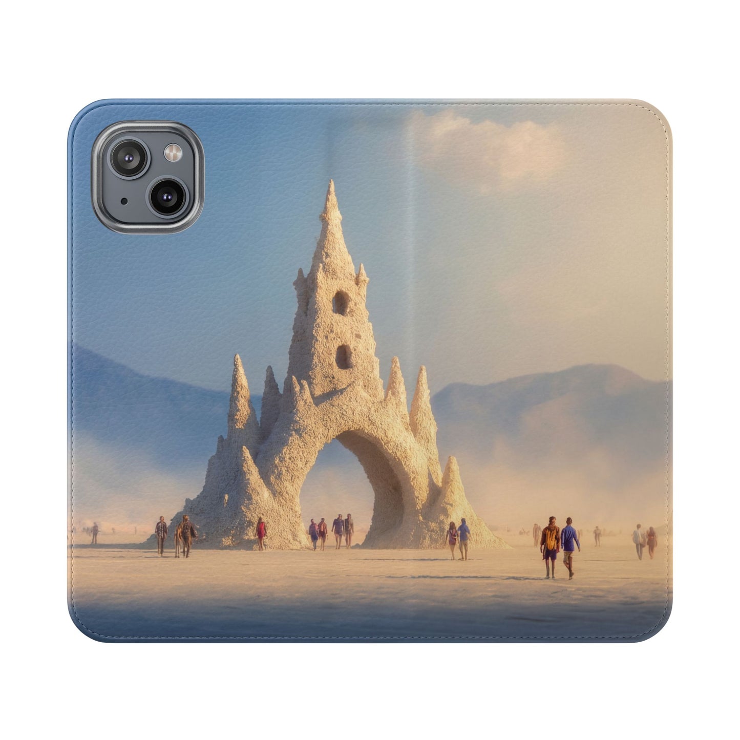 White Tower Flip Cases – Salt Desert Gateway Art
