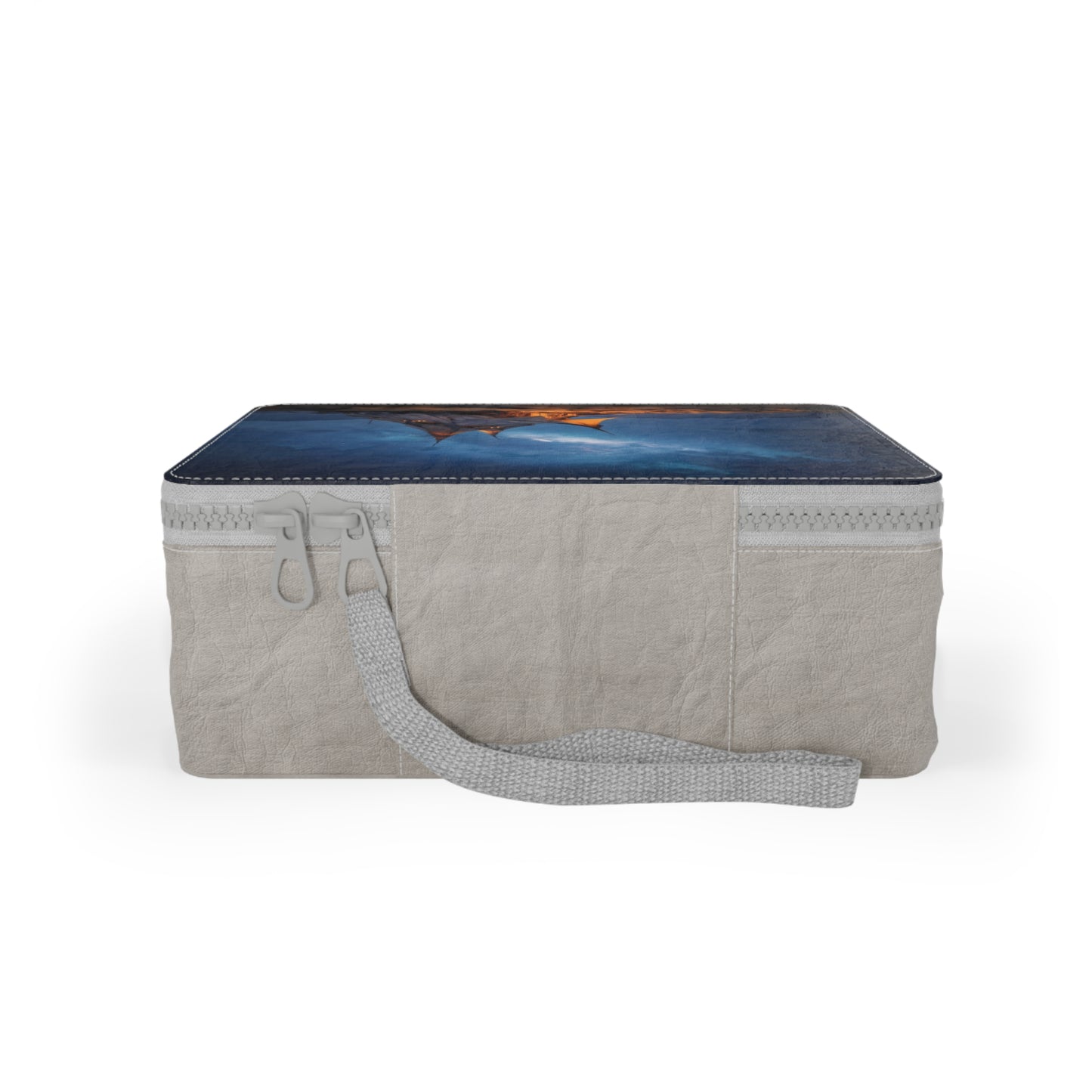 Starlit Nomad Tent Paper Lunch Bag – Milky Way Campfire Glow