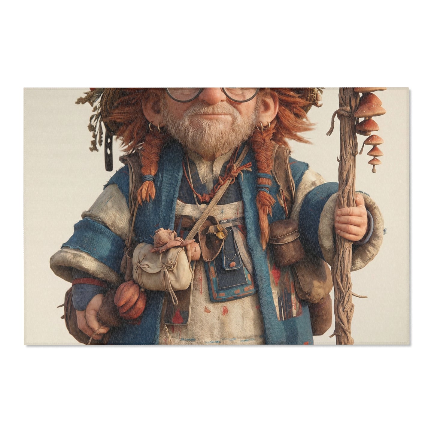Wandering Herbalist Area Rug – Sunlit Forest Pathway